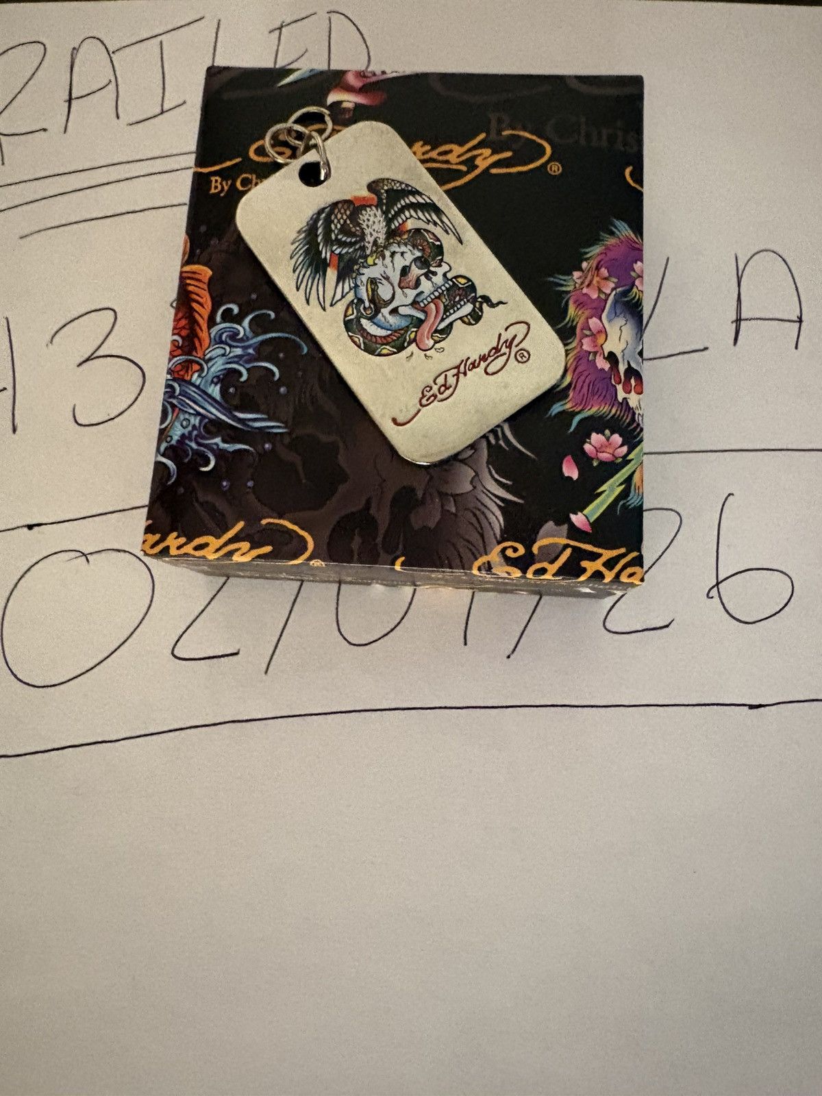 Ed Hardy ED HARDY BATTLE DOG TAG Size ONE SIZE - 3 Thumbnail