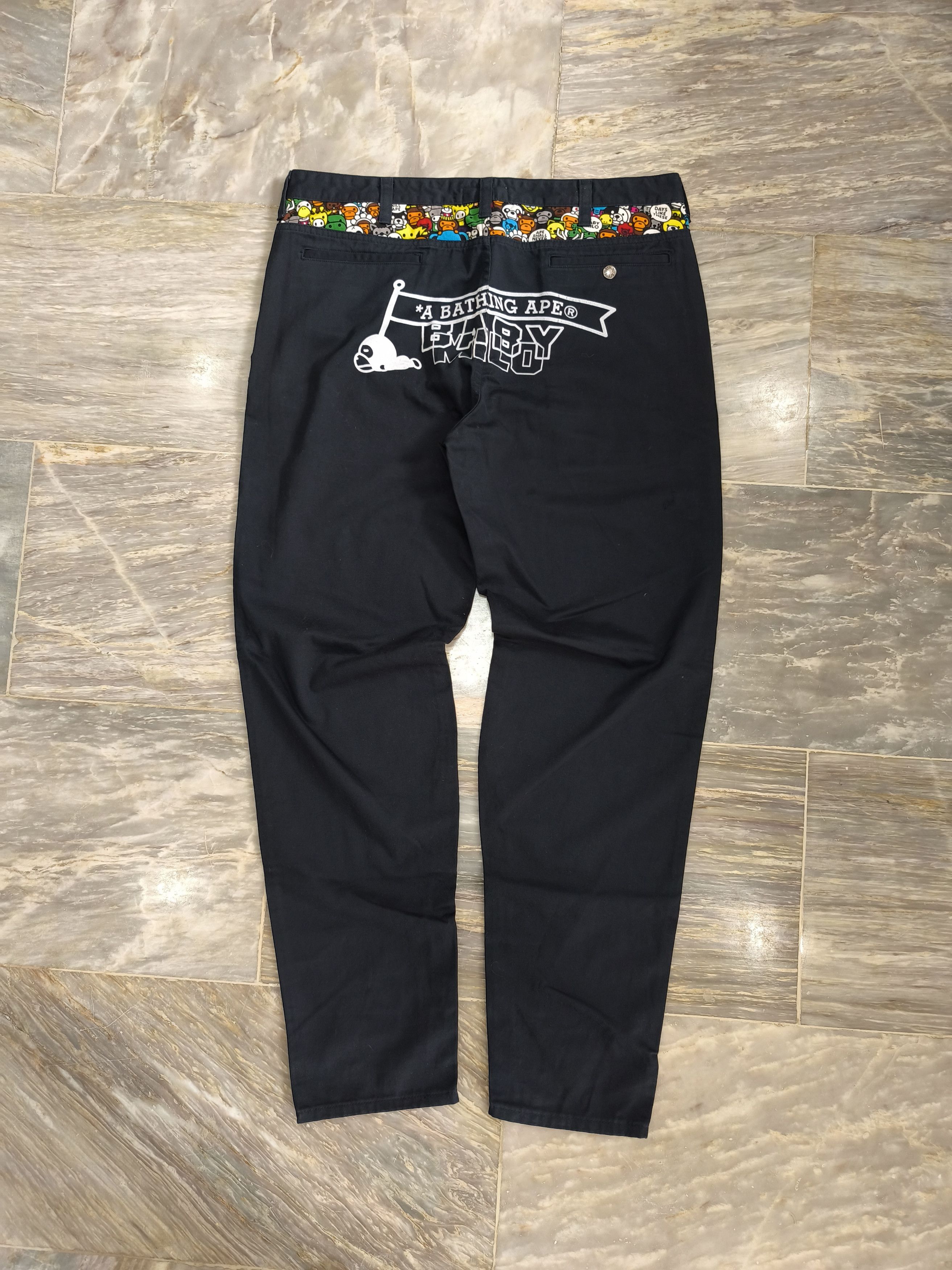 Bape OG Bape Baby Milo Chino Pants Size US 37 - 1 Thumbnail