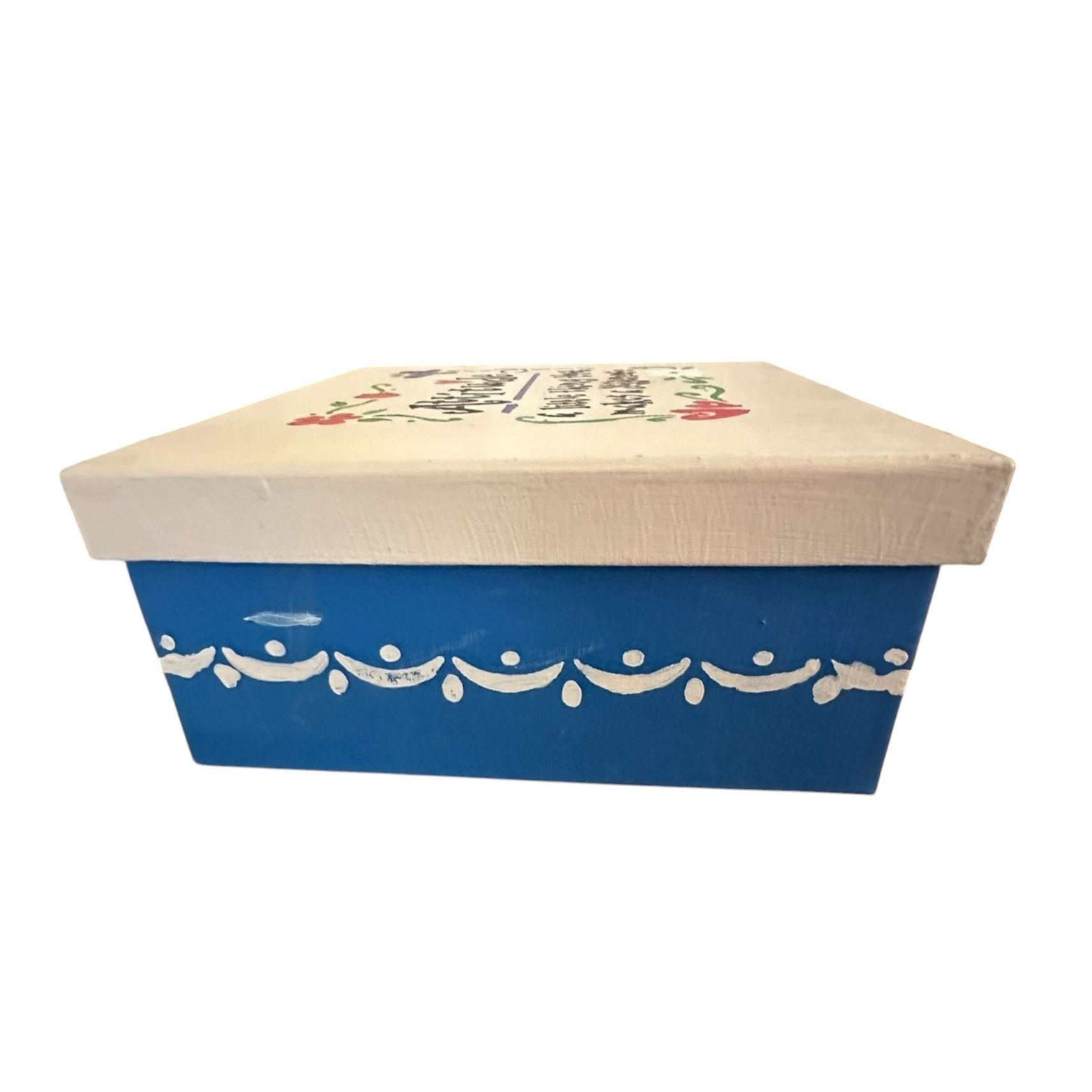Handmade × Vintage Vintage 70's Hand Painted Box Art Photo Storage Attitude Mak Size ONE SIZE - 2 Thumbnail