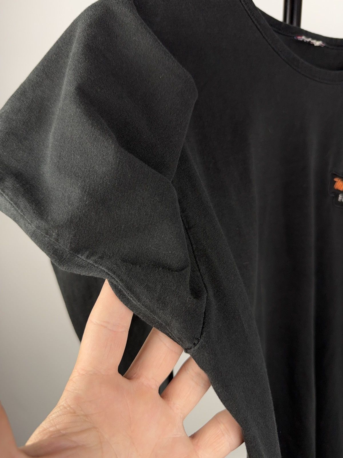 Harley Davidson × Vintage Harley Davidson Bergamo Long Sleeve Tee Italy Moto Biker Size US M / EU 48-50 / 2 - 3 Thumbnail