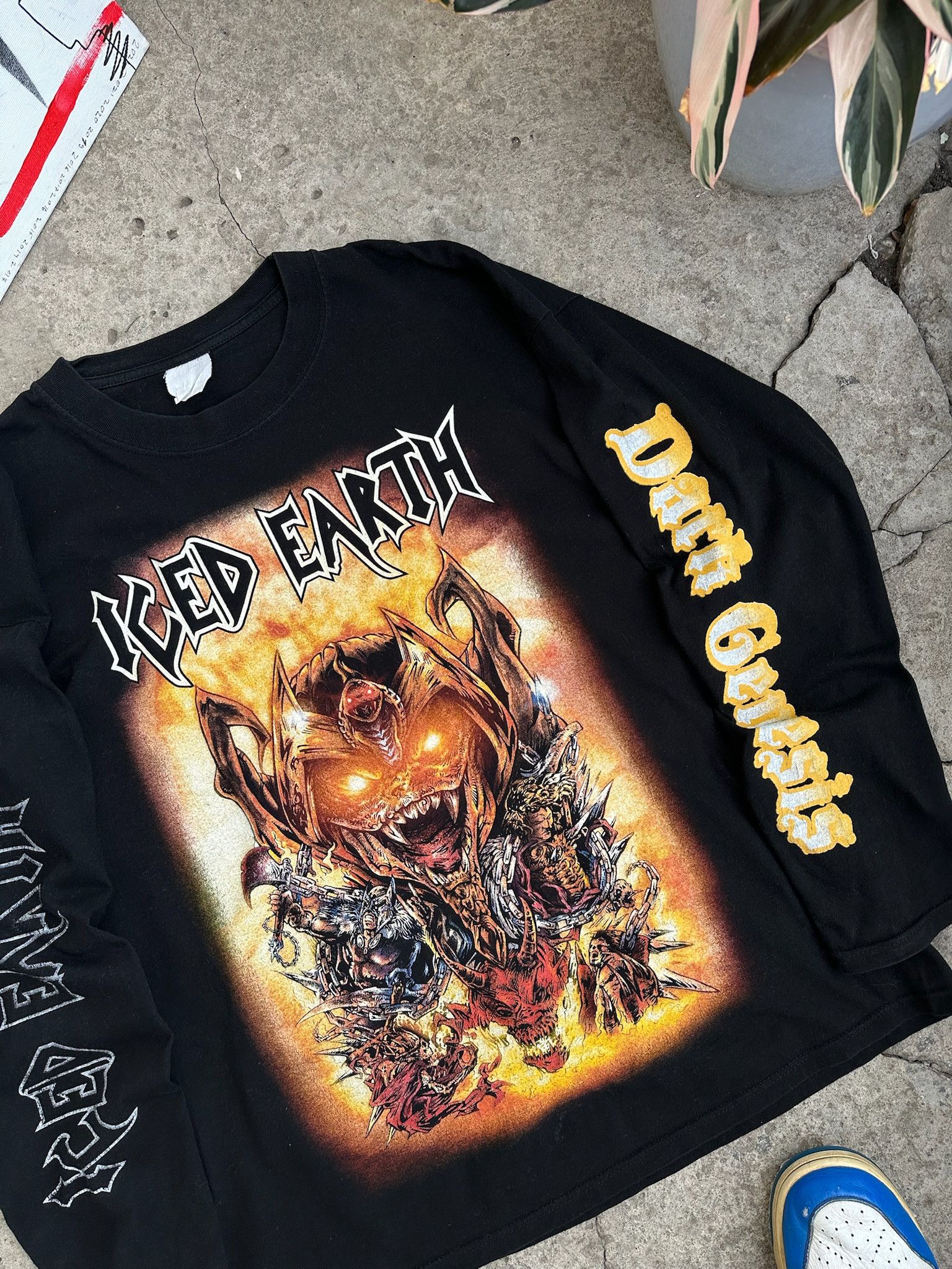 Band Tees Vintage Iced Earth Horror Rock Band Tee longsleeve Size US L / EU 52-54 / 3 - 10 Thumbnail