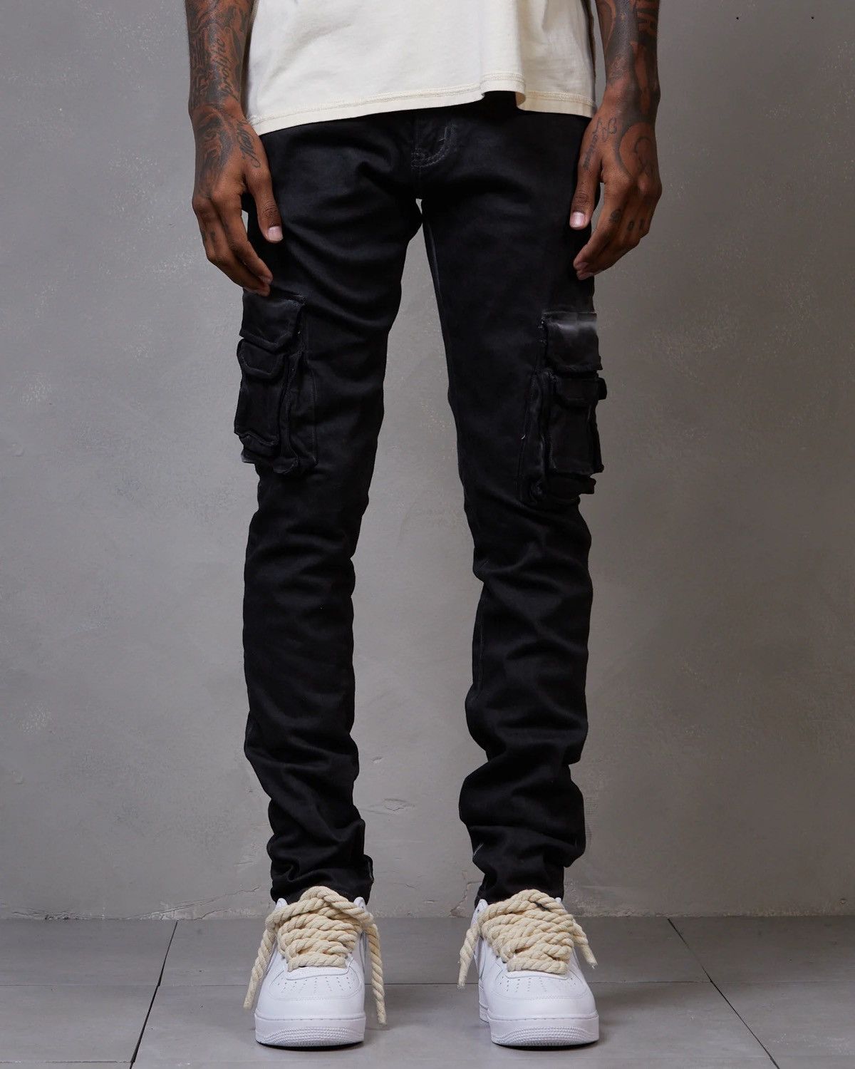 Other Black GFTD LA “Solace” jeans Size US 34 / EU 50 - 1 Thumbnail