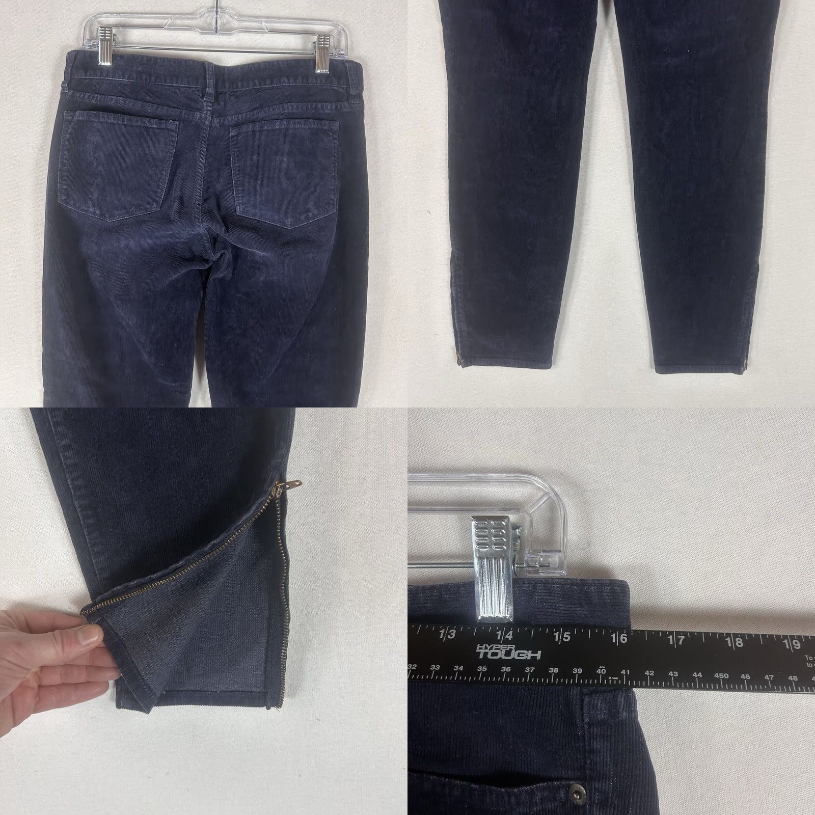 J.Crew J.CREW Corduroy Pants Womens 28 Purple Chino Skinny 28in Inseam Stretch Pockets Casual Regular VINTAGE No Size 28" / US 6 / IT 42 - 8 Thumbnail