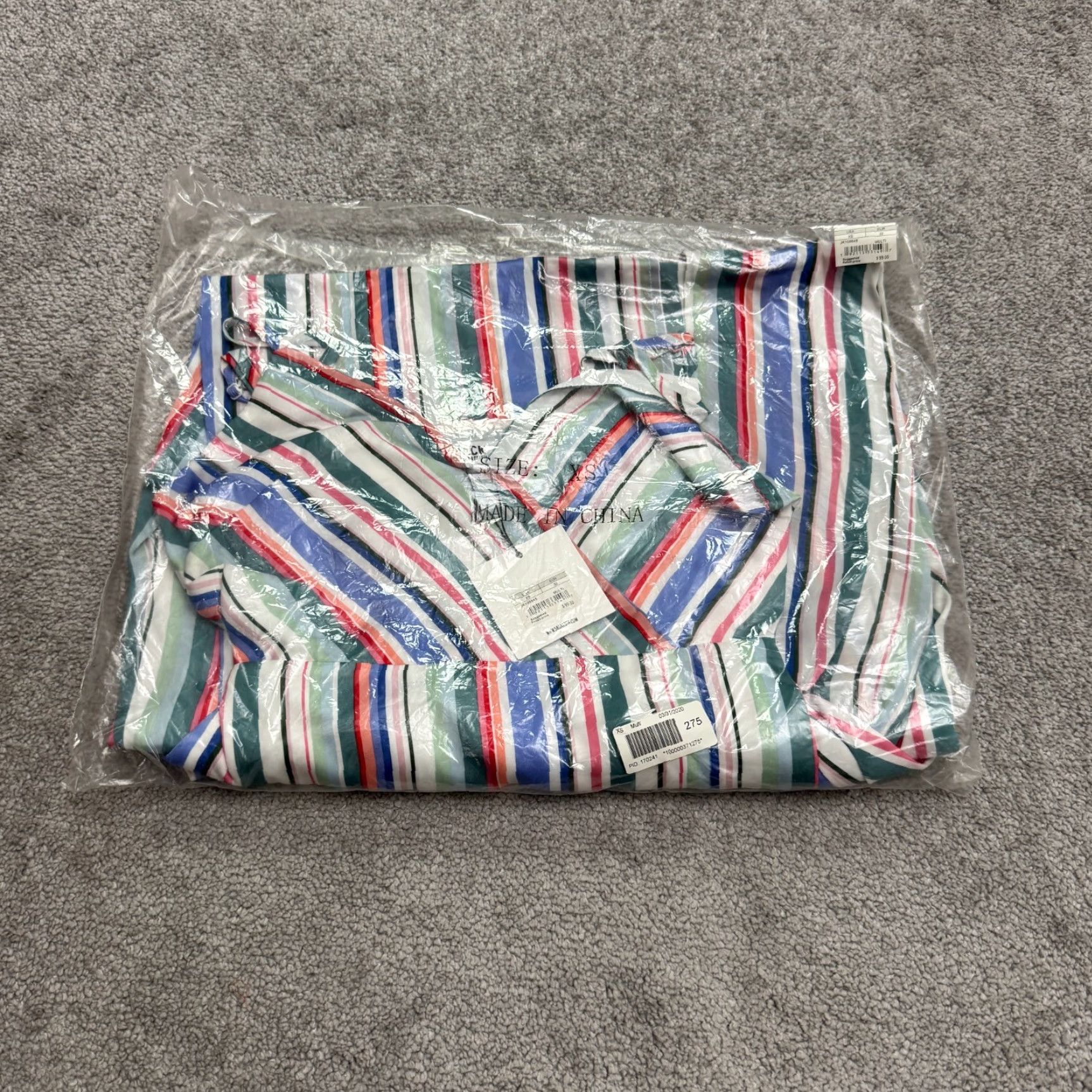BB Dakota BB Dakota Jack By Maxi Dress Women XS Colorful Multicolor Striped Slit NWT Size XS / US 0-2 / IT 36-38 - 6 Thumbnail