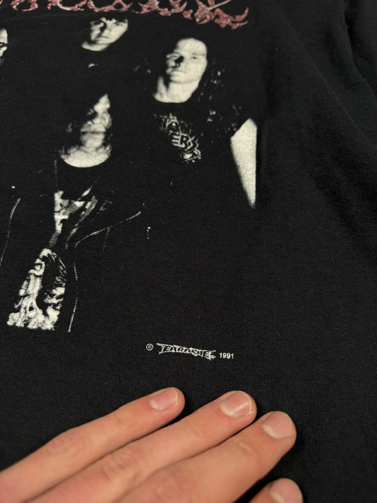 Band Tees RARE 1991 Massacre From Beyond Long Sleeve Size L Size US L / EU 52-54 / 3 - 18 Thumbnail