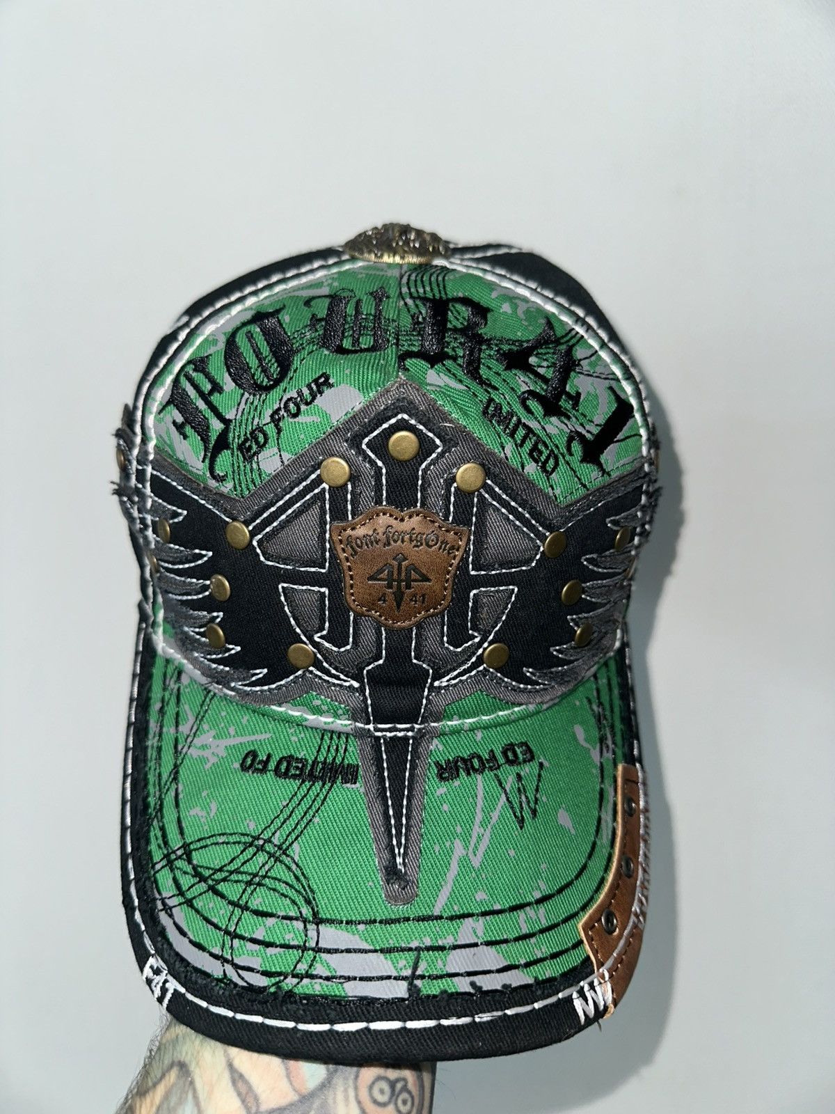 Affliction Vintage four41 cap Size ONE SIZE - 1 Thumbnail