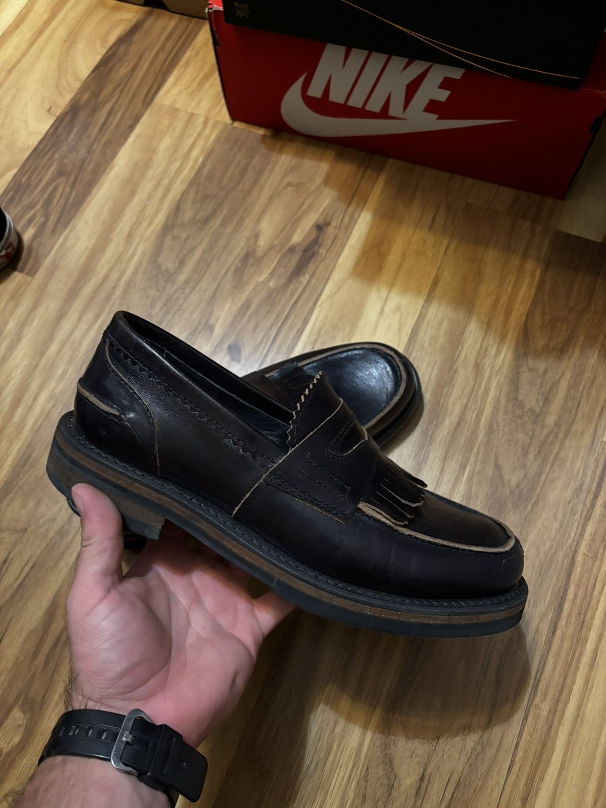 Our Legacy Our Legacy Fringed Loafer Brown Size US 11 / EU 44 - 1 Thumbnail
