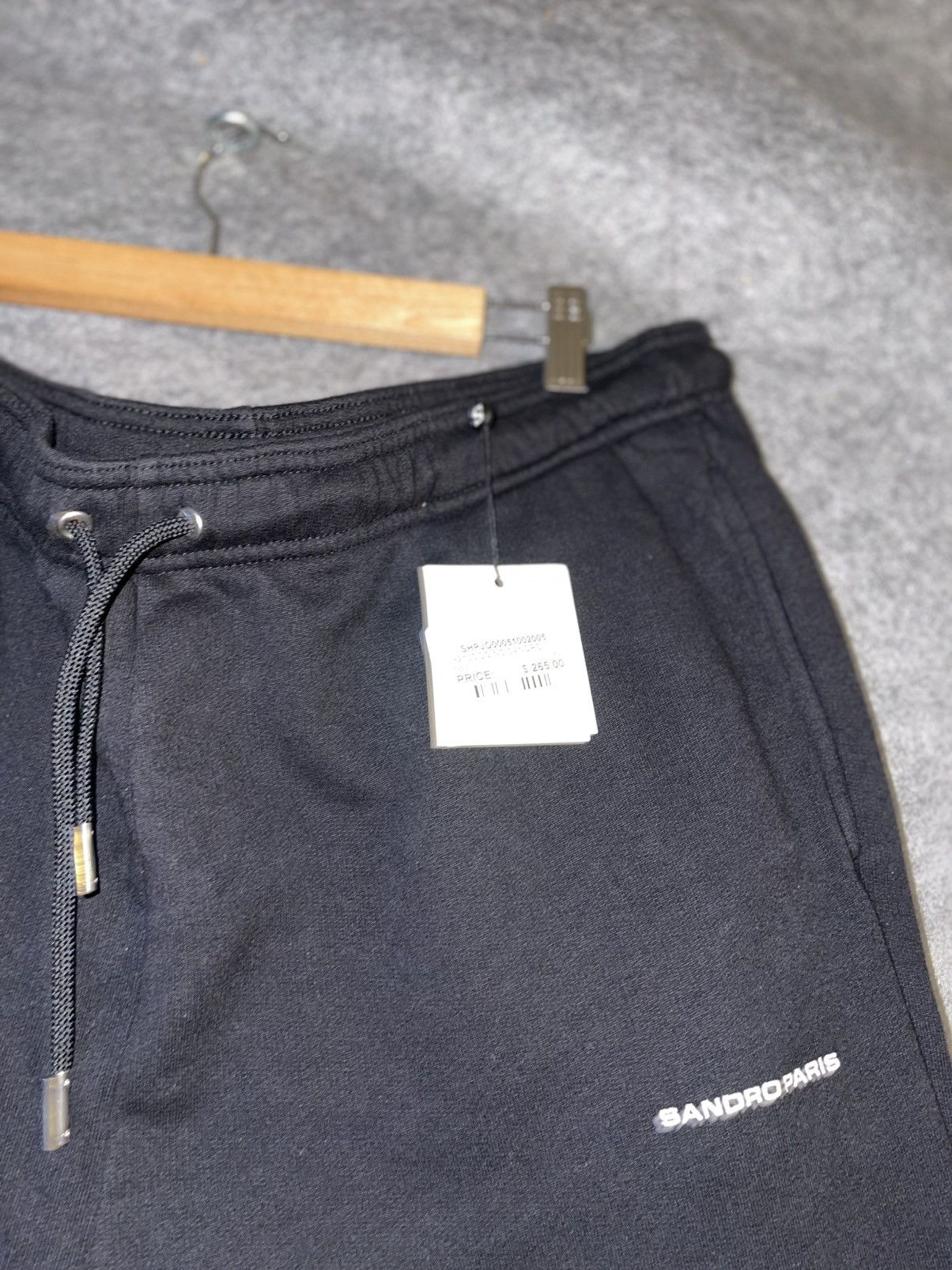 Sandro Sandro Paris Black Logo Joggers NWT Size S Essentiels Size US 31 - 2 Thumbnail