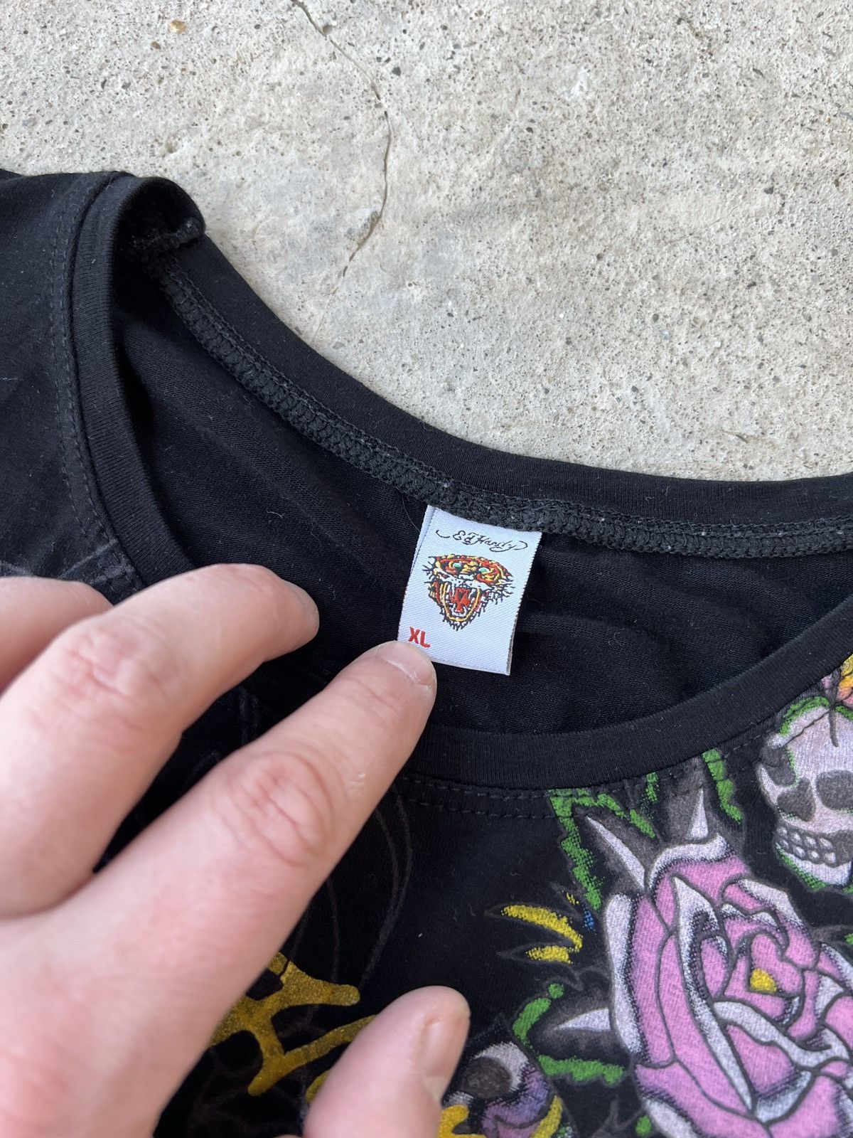 Christian Audigier Ed Hardy Tee Size XL / US 12-14 / IT 48-50 - 2 Thumbnail