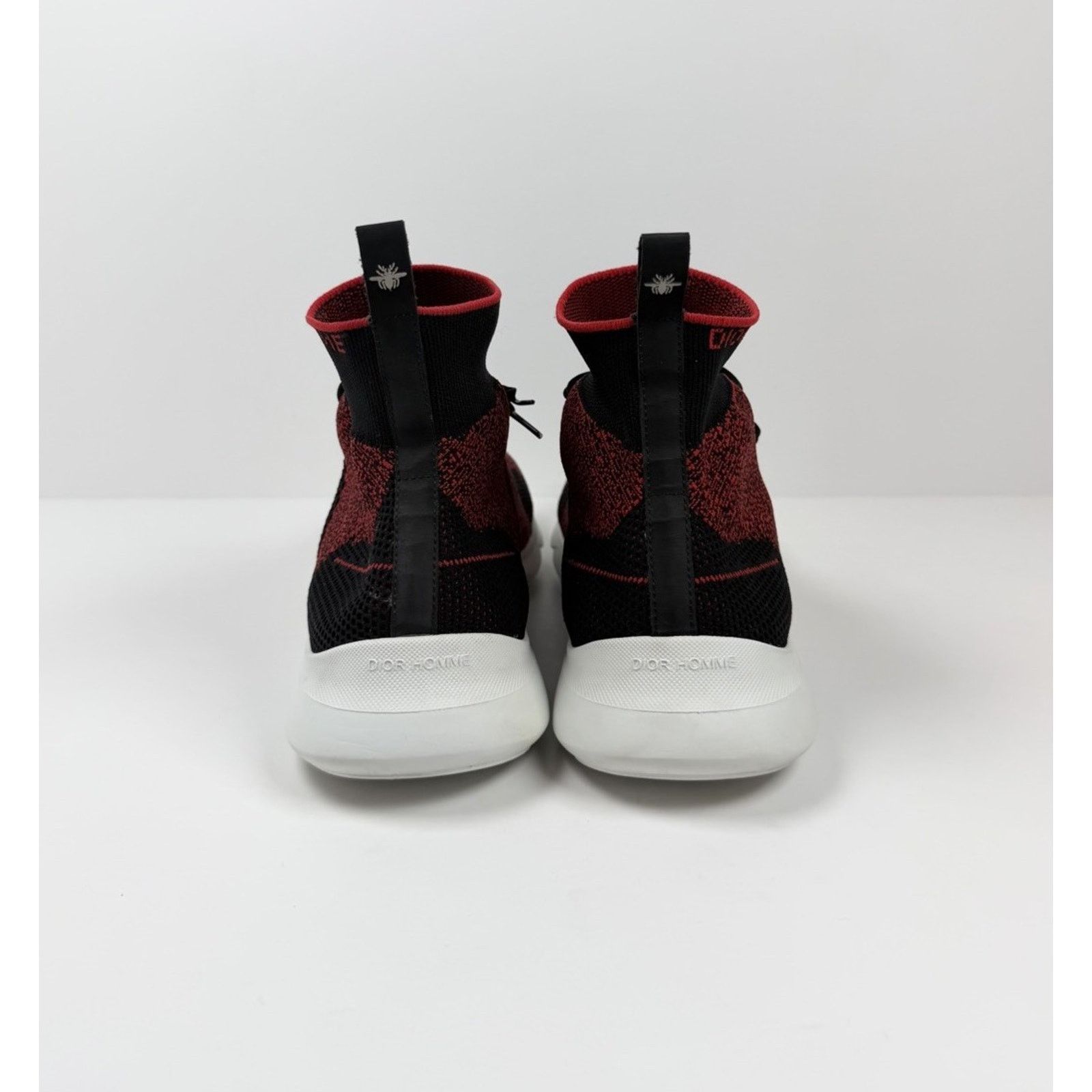 Dior Size 45EU/12US - Dior B21 Red Sock High Top Sneakers Size US 12 / EU 45 - 6 Thumbnail