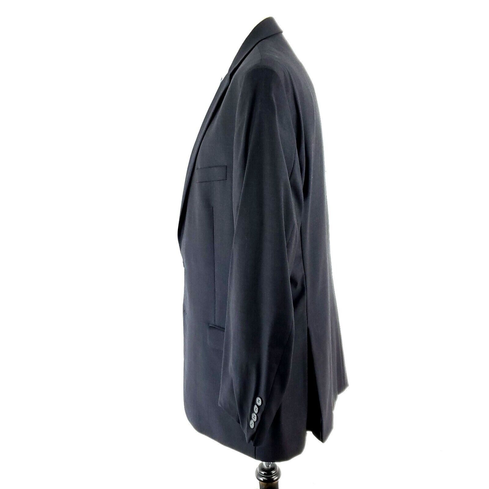 Calvin Klein Calvin Klein Wool 2 Button Blazer 42L Or Slim Fit 44L Gray Size 42L - 4 Thumbnail