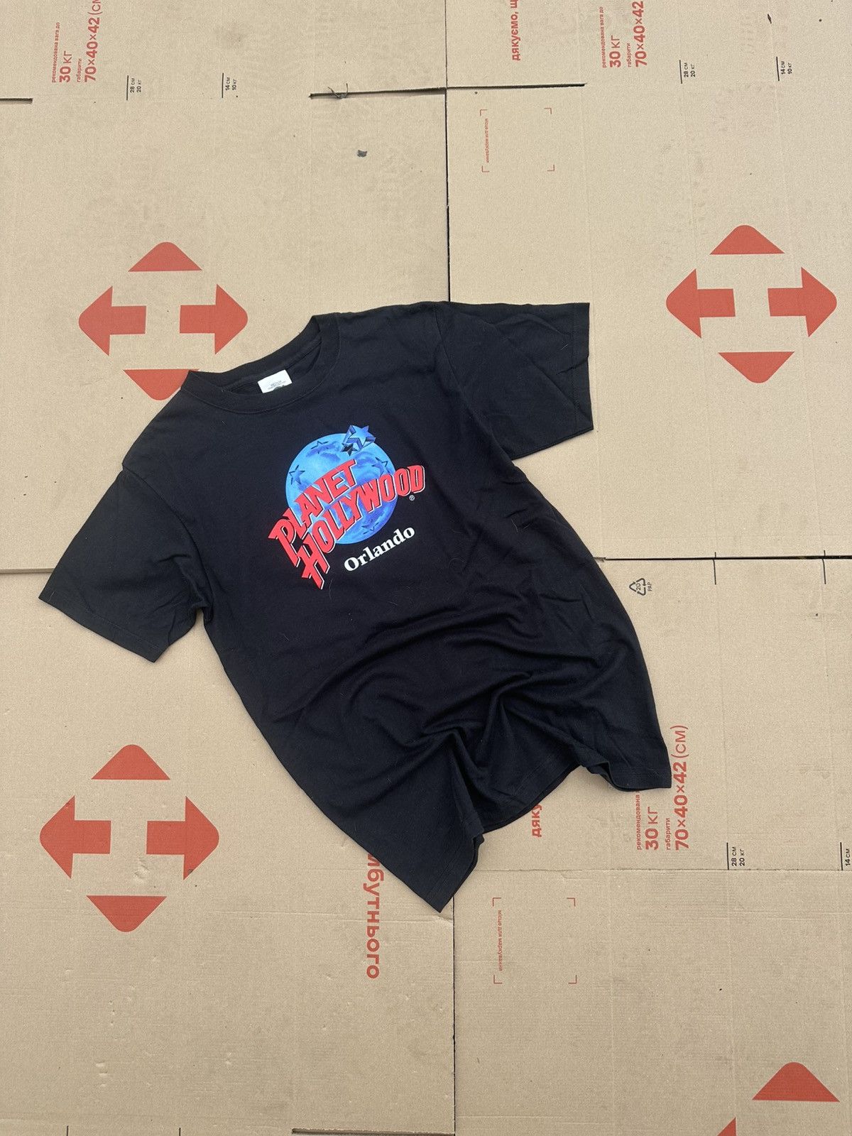 Band Tees × Planet Hollywood × Vintage Vintage Planet Hollywood Orlando Tee USA 90s Single Stitch Size US M / EU 48-50 / 2 - 1 Thumbnail