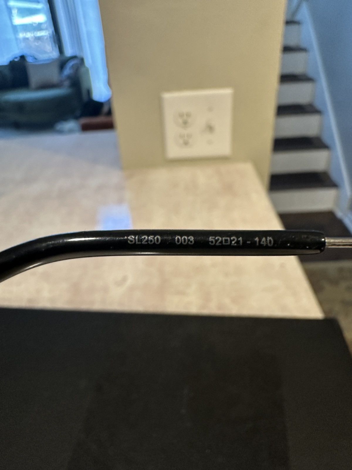 Saint Laurent Paris Round Mirrored Sunglasses SL250-003 Size ONE SIZE - 4 Thumbnail