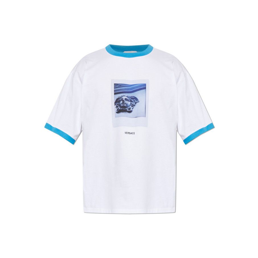 Versace VINTAGE Gianni Versace Couture Shirt Men 52 Silk Made in