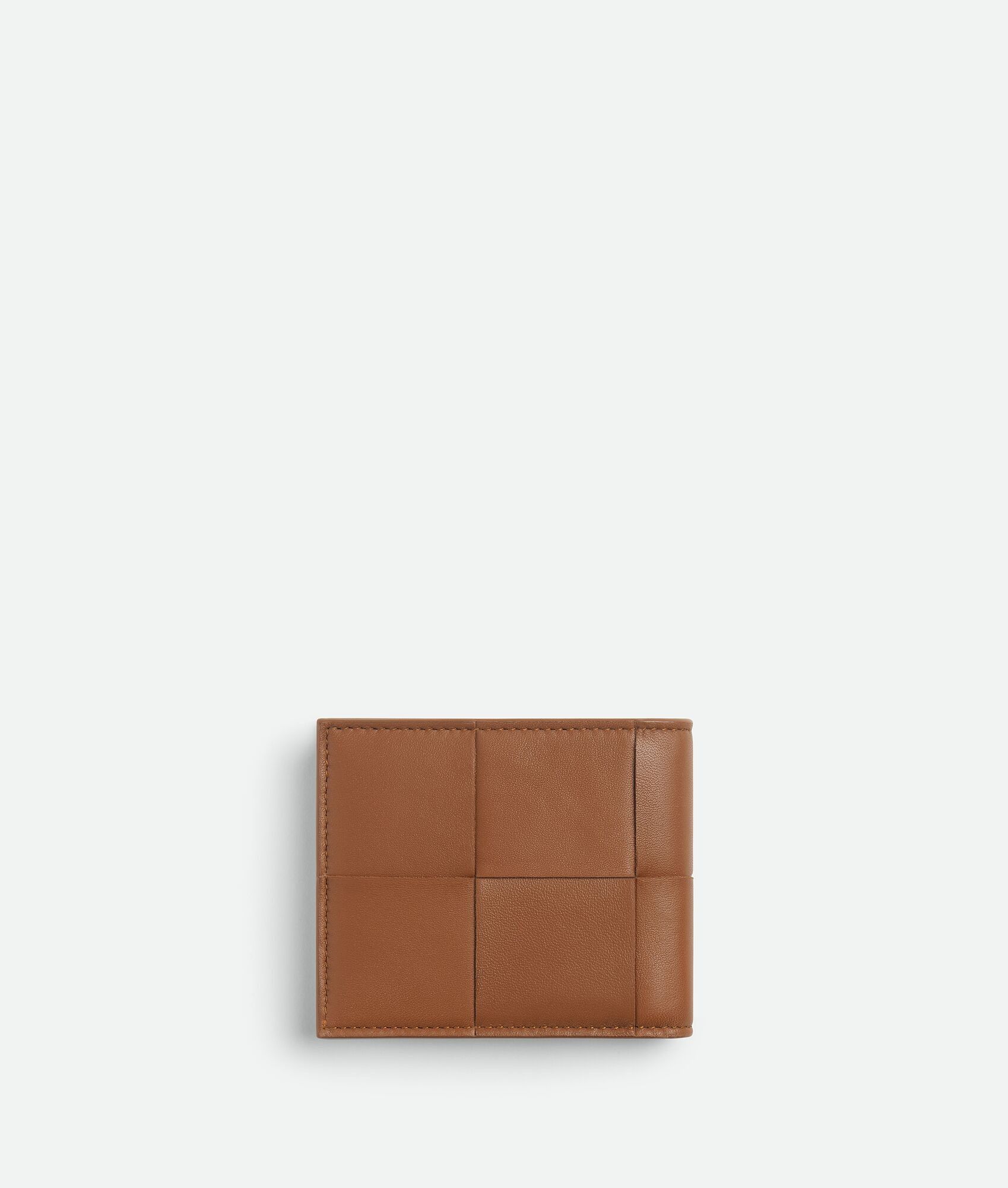 Bottega Veneta o1w1db10825 Size: OS / Cassette Bi-Fold Wallet Cognac/Space Size ONE SIZE - 3 Thumbnail