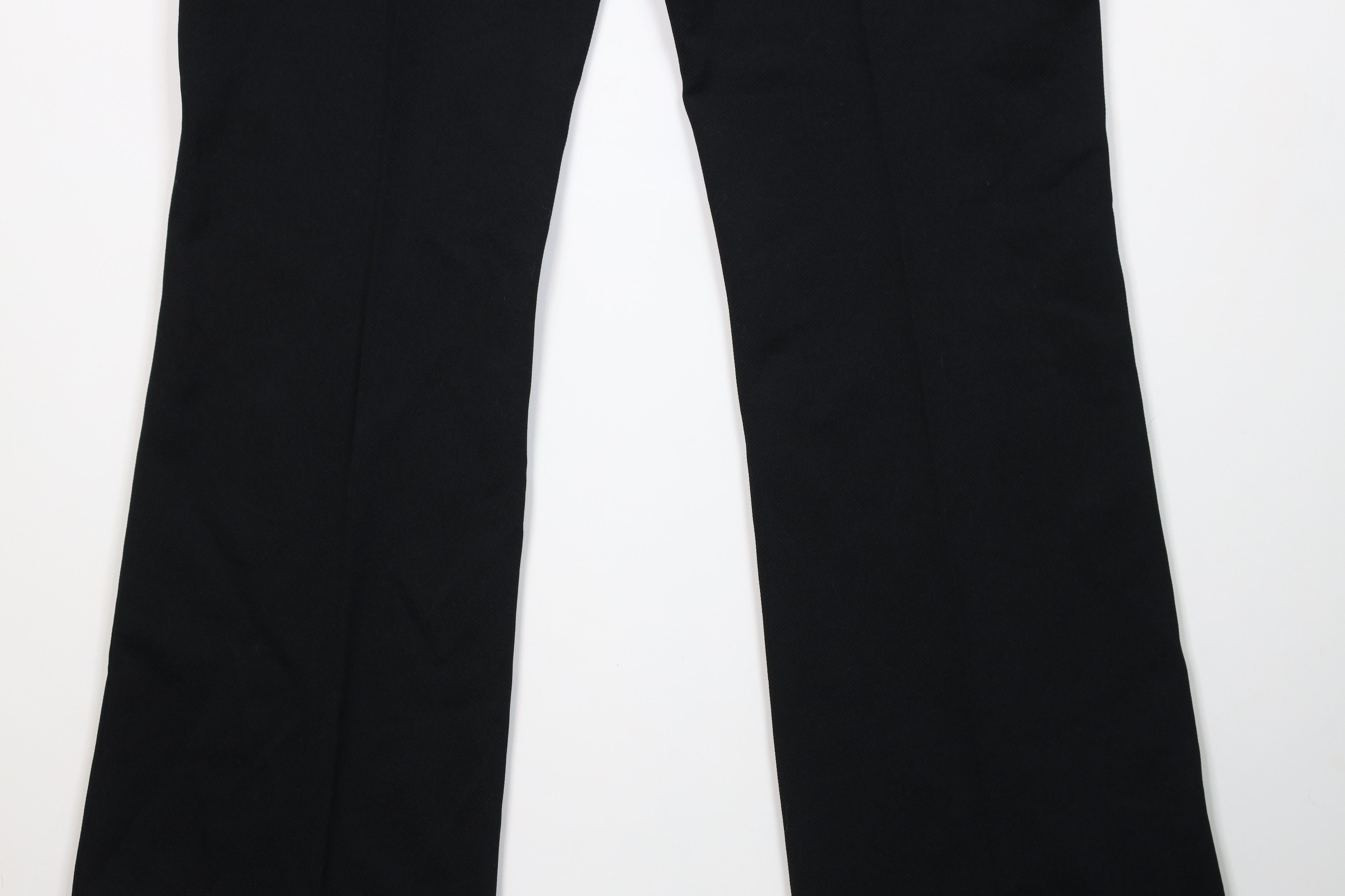 Vintage Vintage 70s Streetwear Flared Wide Leg Chino Pants Black USA Size US 34 / EU 50 - 9 Thumbnail
