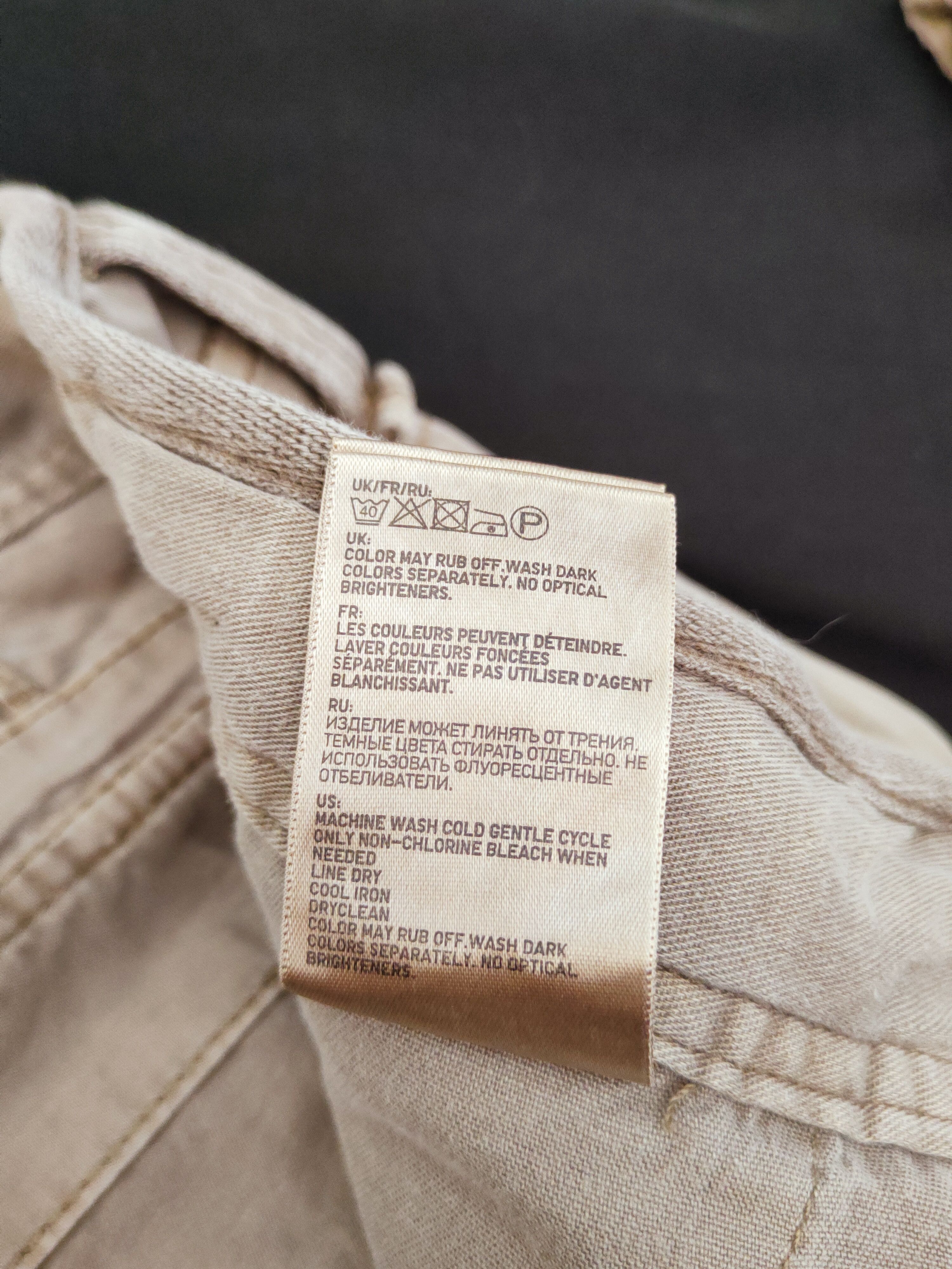 Japanese Brand DL Uniqlo Beige Multipocket Tactical Cargo Pants #W929 Size US 34 / EU 50 - 12 Thumbnail