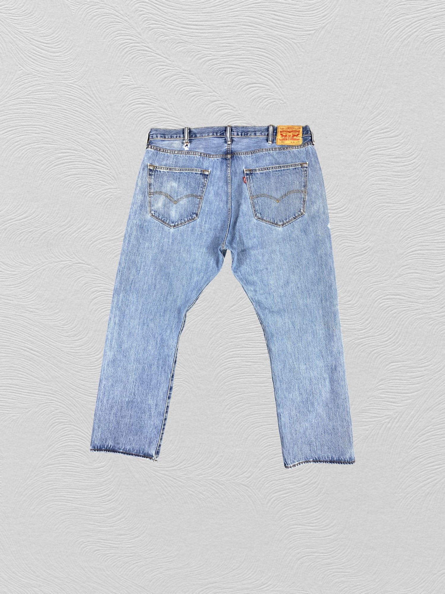 Levi's Mid Blue Vintage Levi's 501 Jeans 39x29 Denim -JN1685 Size US 39 - 2 Thumbnail