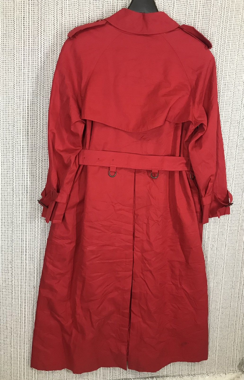 Burberry 🔥RARE COLOUR🔥BURBERRY TRENCH COAT RED NICE DESIGN Size US M / EU 48-50 / 2 - 15 Thumbnail