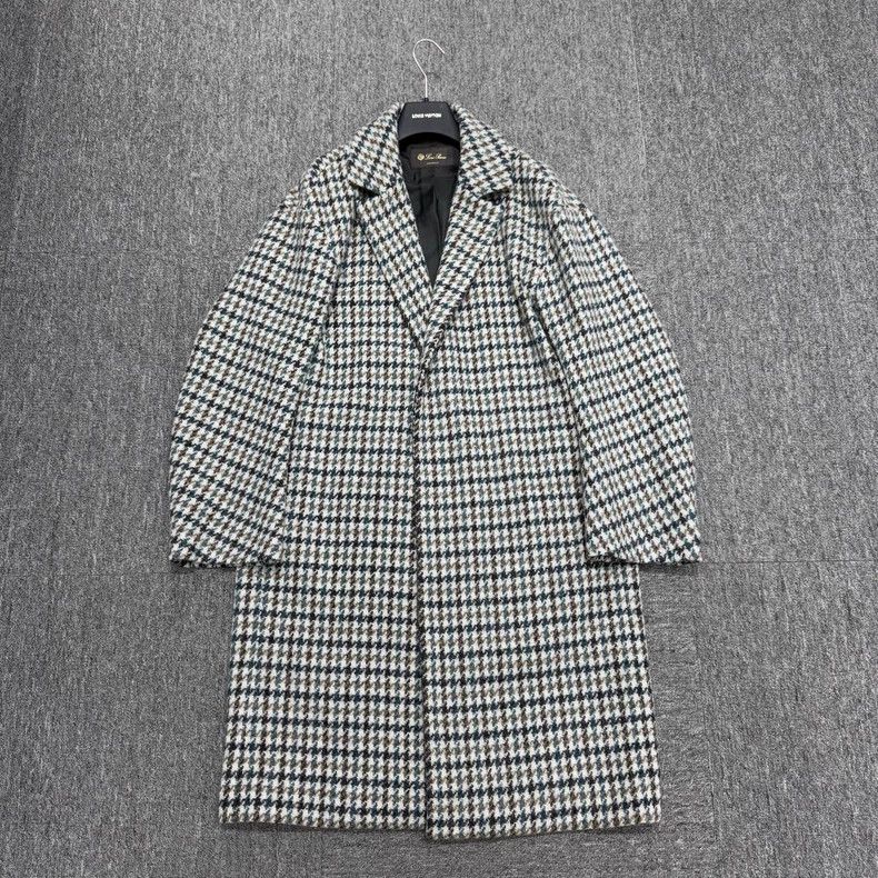 Loro Piana LORO PIANA Thousand-bird checker coat Size US M / EU 48-50 / 2 - 1 Thumbnail