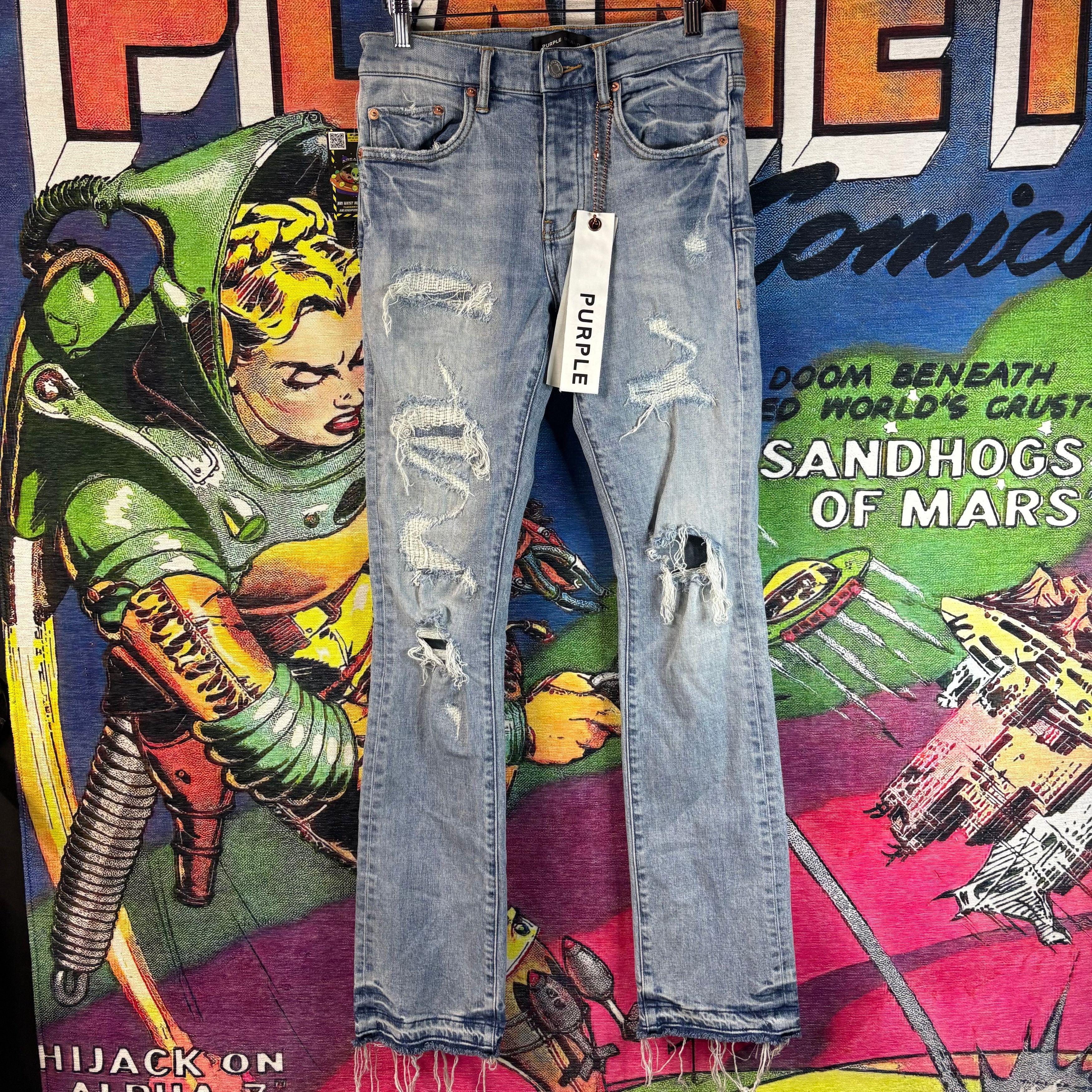 Purple Brand Purple Jeans Style P0004 Size 29" Size US 29 - 2 Thumbnail