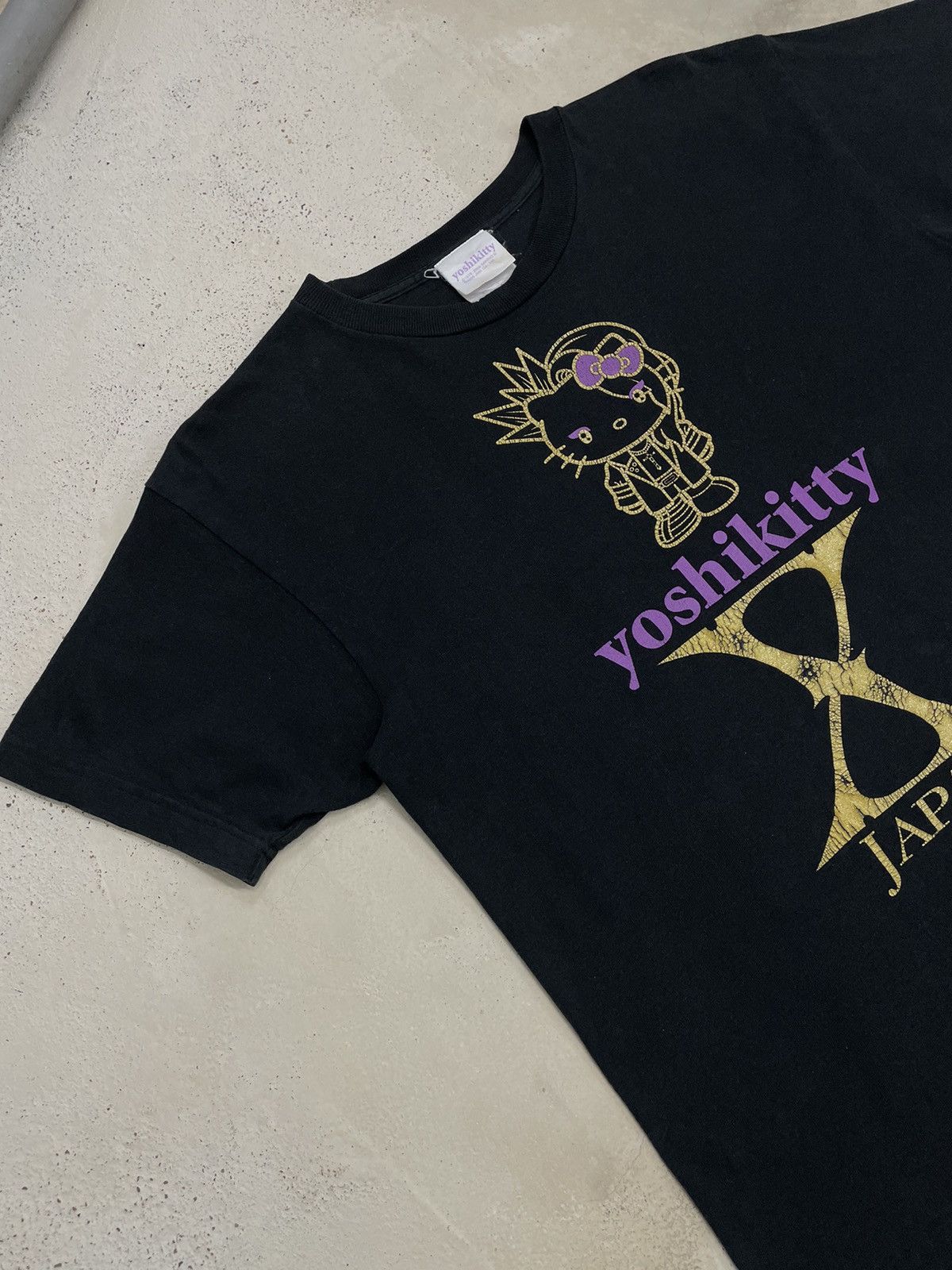 Anime × Band Tees × Japanese Brand Yoshikitty x Japan Sanrio Band Hello Kitty Size US XXS / EU 40 - 3 Thumbnail