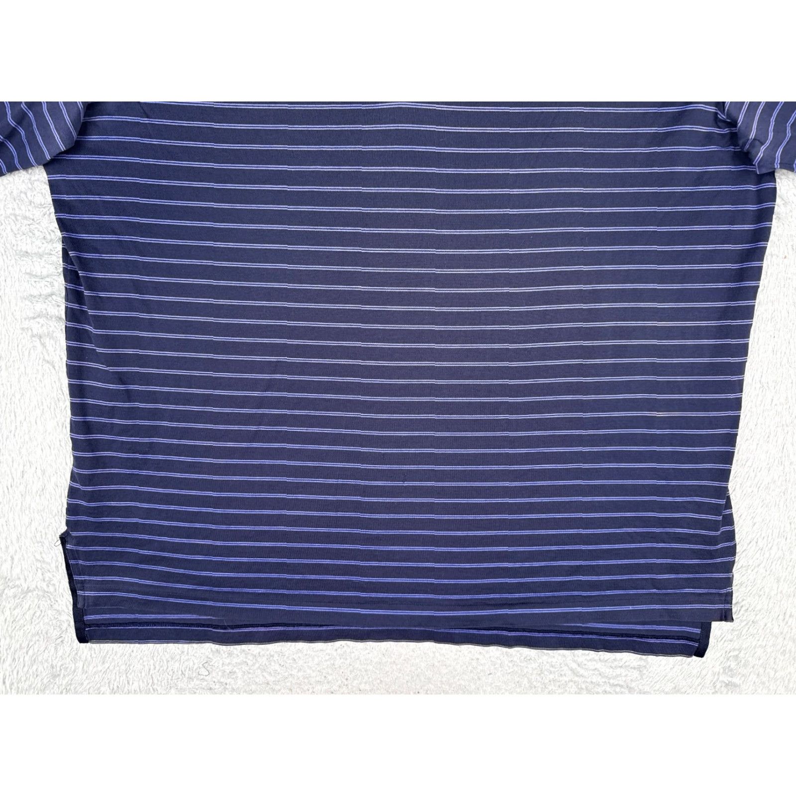 Ralph Lauren VINTAGE Polo Golf Ralph Lauren Shirt Men Extra Large Blue Stripe 100% Pima Cotton READ Size US M / EU 48-50 / 2 - 5 Thumbnail