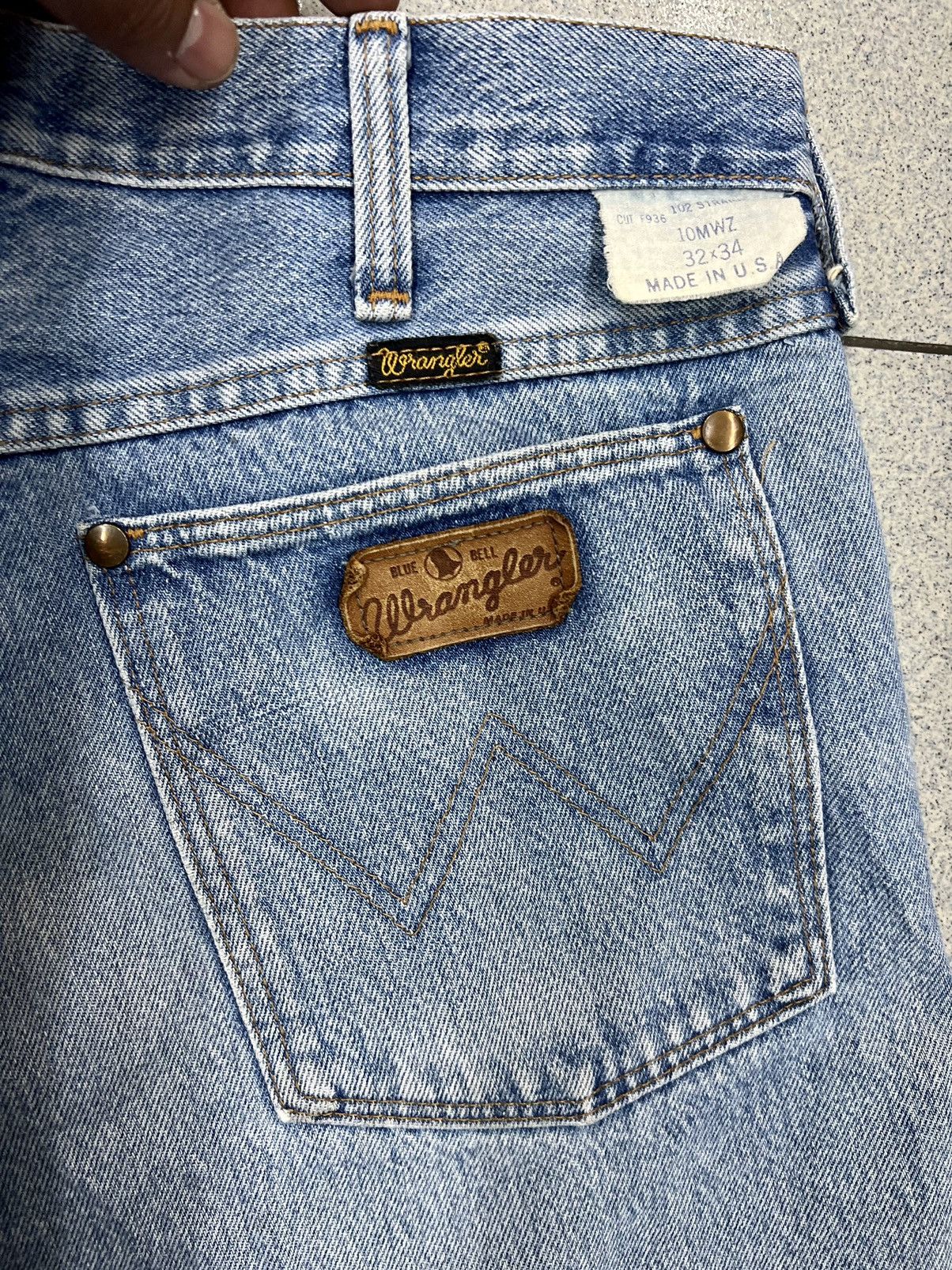 Vintage × Wrangler VINTAGE 40s WRANGLER 10MWZ BLUE BELL DENIM Size US 32 / EU 48 - 14 Thumbnail