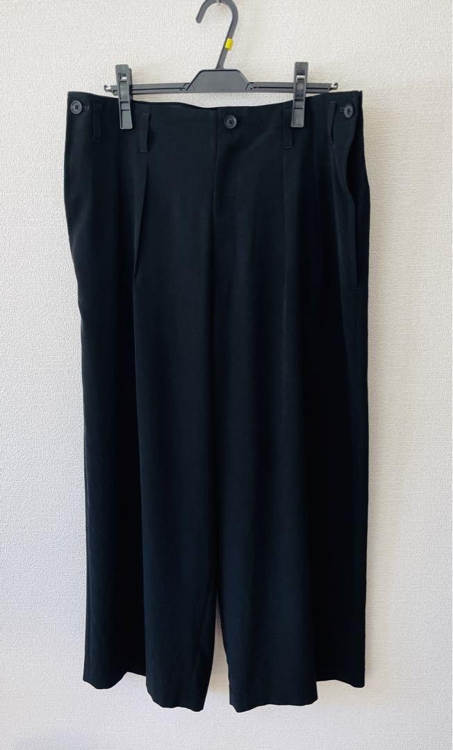 Yohji Yamamoto POUR HOMME 25ss TA TUXEDO SEAM POCKET PANTS Size US 37 - 2 Thumbnail
