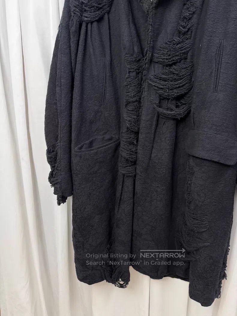 Uma Wang UMA WANG Shearling patchwork cotton coat| Size S / US 4 / IT 40 - 3 Thumbnail