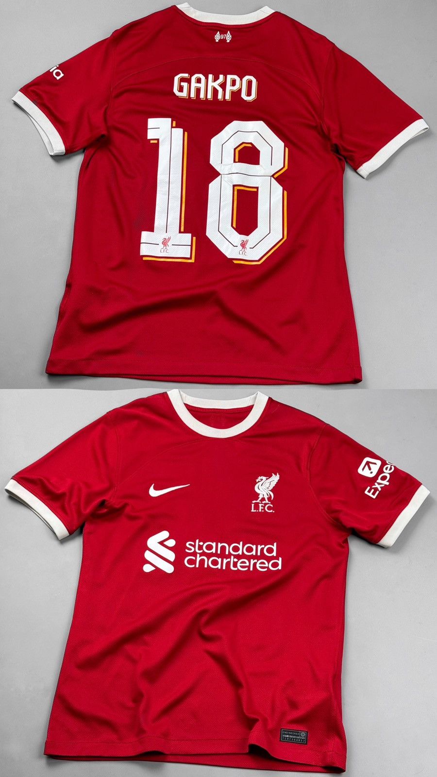 Nike Cody Gakpo Liverpool 2023/24 Nike Football Shirt Size US S / EU 44-46 / 1 - 1 Thumbnail