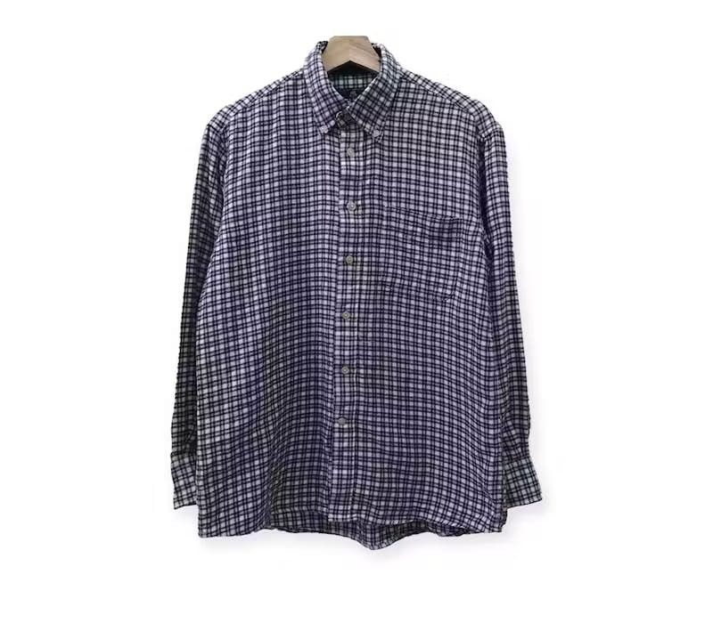 image of Friend Plaid Tartan Flannel Shirt, Men's (Size Large)