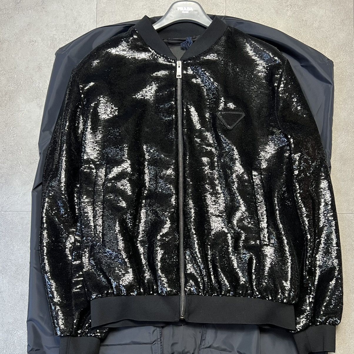 Prada Prada Runway Collection Sequin Jacket Size US L / EU 52-54 / 3 - 1 Thumbnail