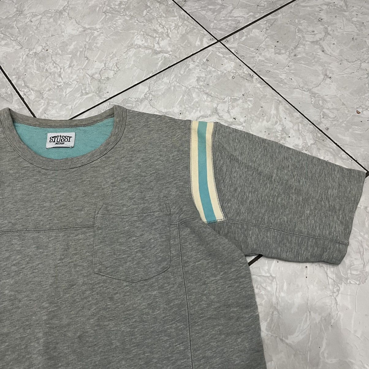 Stussy Crazy vintage🩶90s Stussy Pocket tee Size US M / EU 48-50 / 2 - 4 Thumbnail