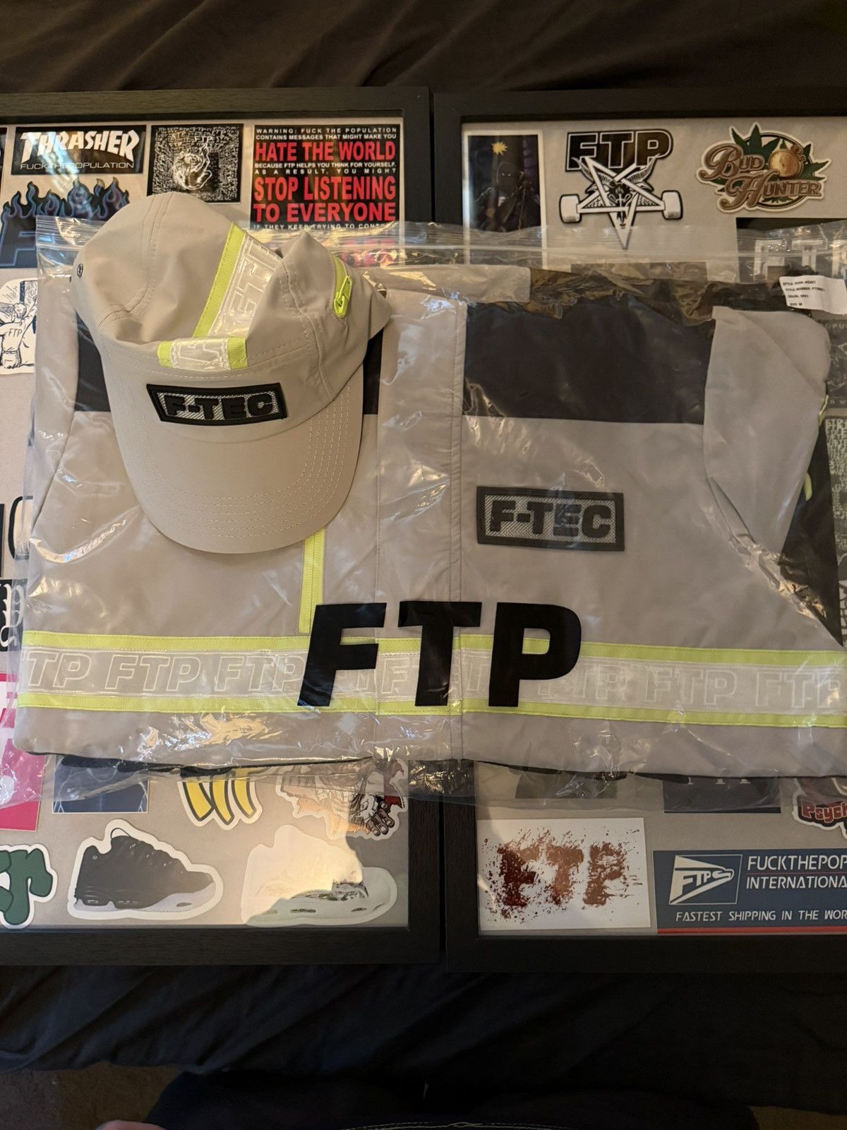Fuck The Population × G59 Records F-TEC HI VIS JACKET (GRAY) Size US M / EU 48-50 / 2 - 1 Thumbnail