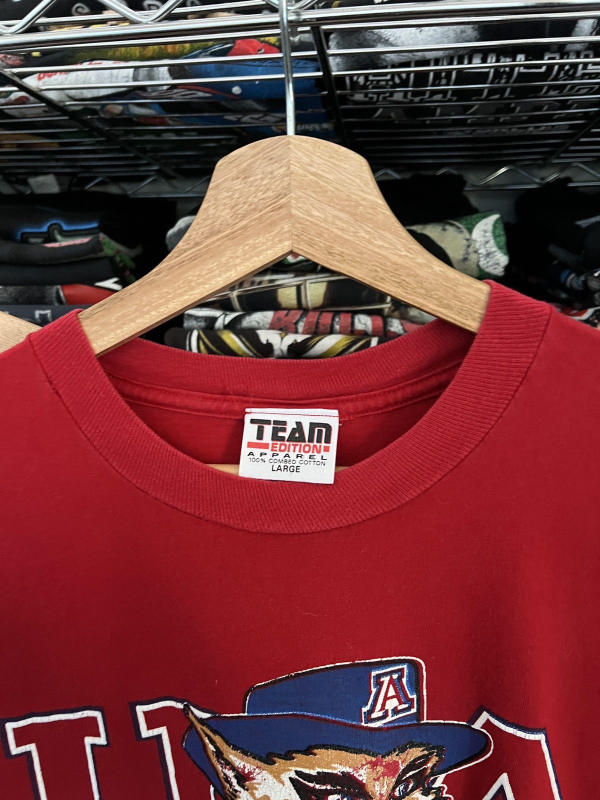 NCAA 90s Arizona Wildcats Collegiate Team Edition Apparel Tee Size US L / EU 52-54 / 3 - 4 Thumbnail