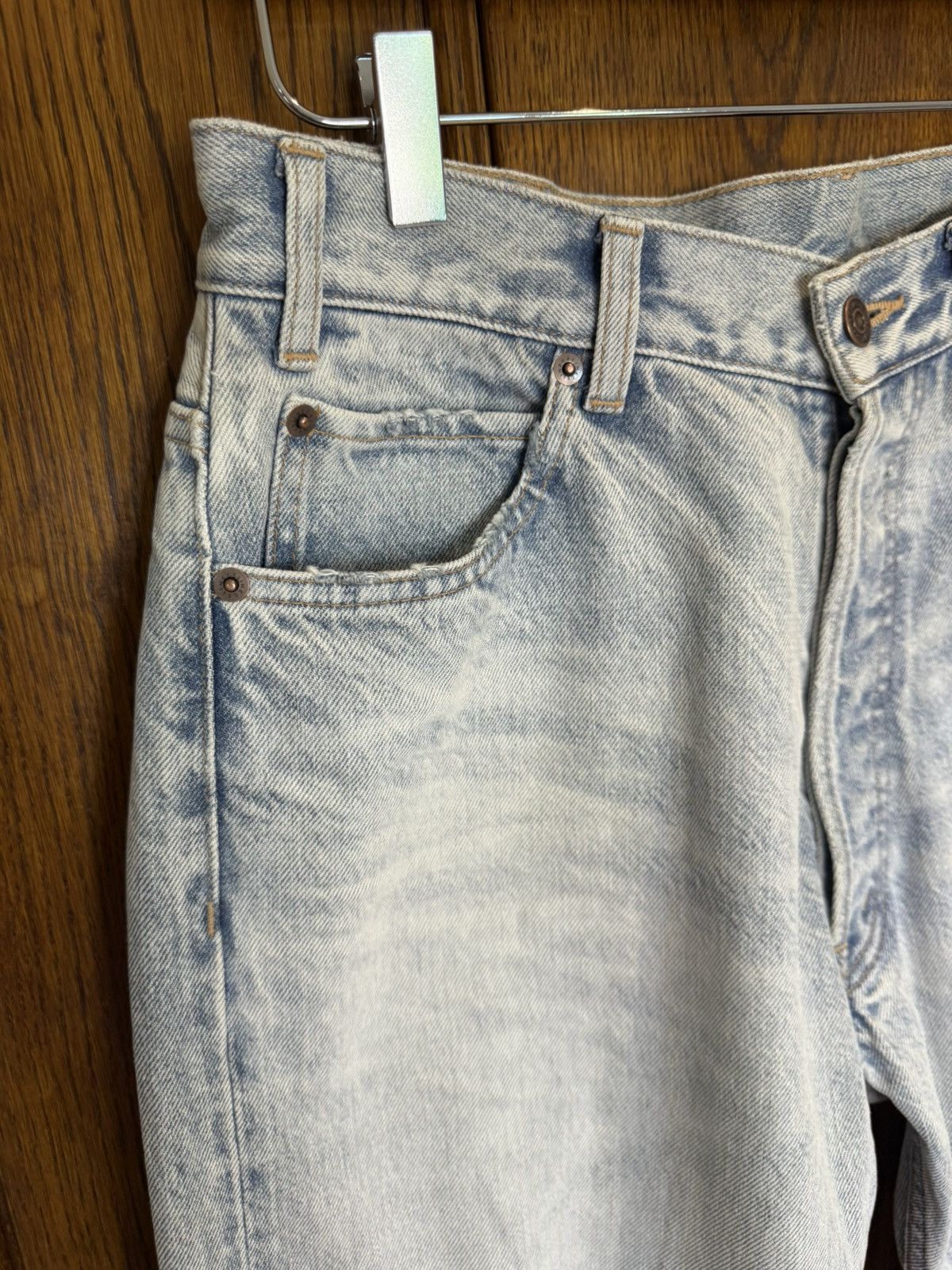 Celine $1.3k SS25 Celine knee rip Wesley jeans breezy point Hedi 30 Size US 30 / EU 46 - 19 Thumbnail