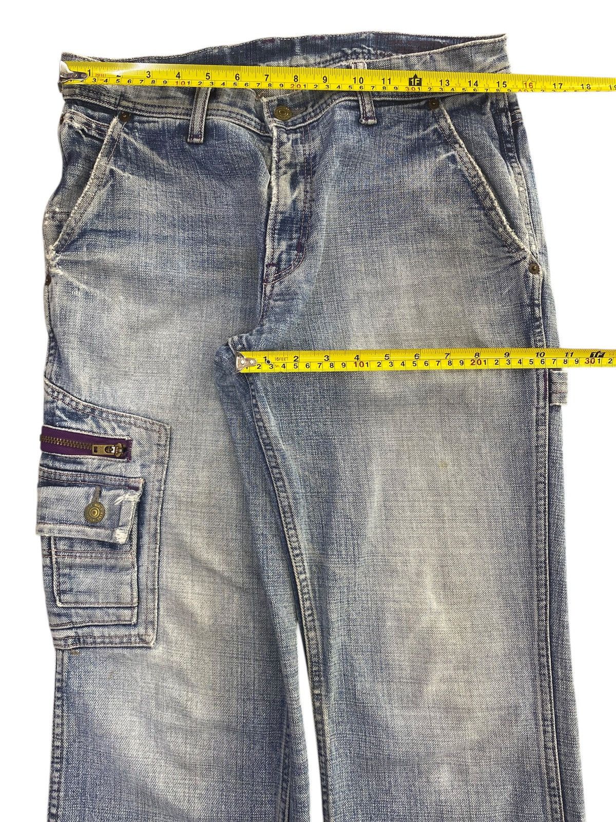 Japanese Brand Japanese Brand Back Carpenter Style Wide Leg Jeans Size US 30 / EU 46 - 5 Thumbnail
