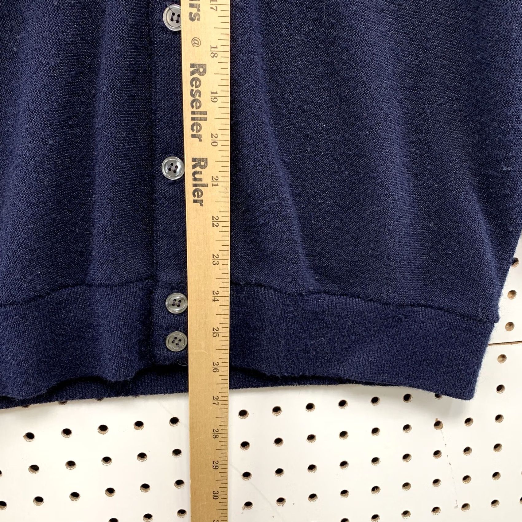 Vintage VINTAGE Steeplechase Sweater Cardigan Mens XL Navy Blue Button Up V Neck USA Size US XL / EU 56 / 4 - 6 Thumbnail
