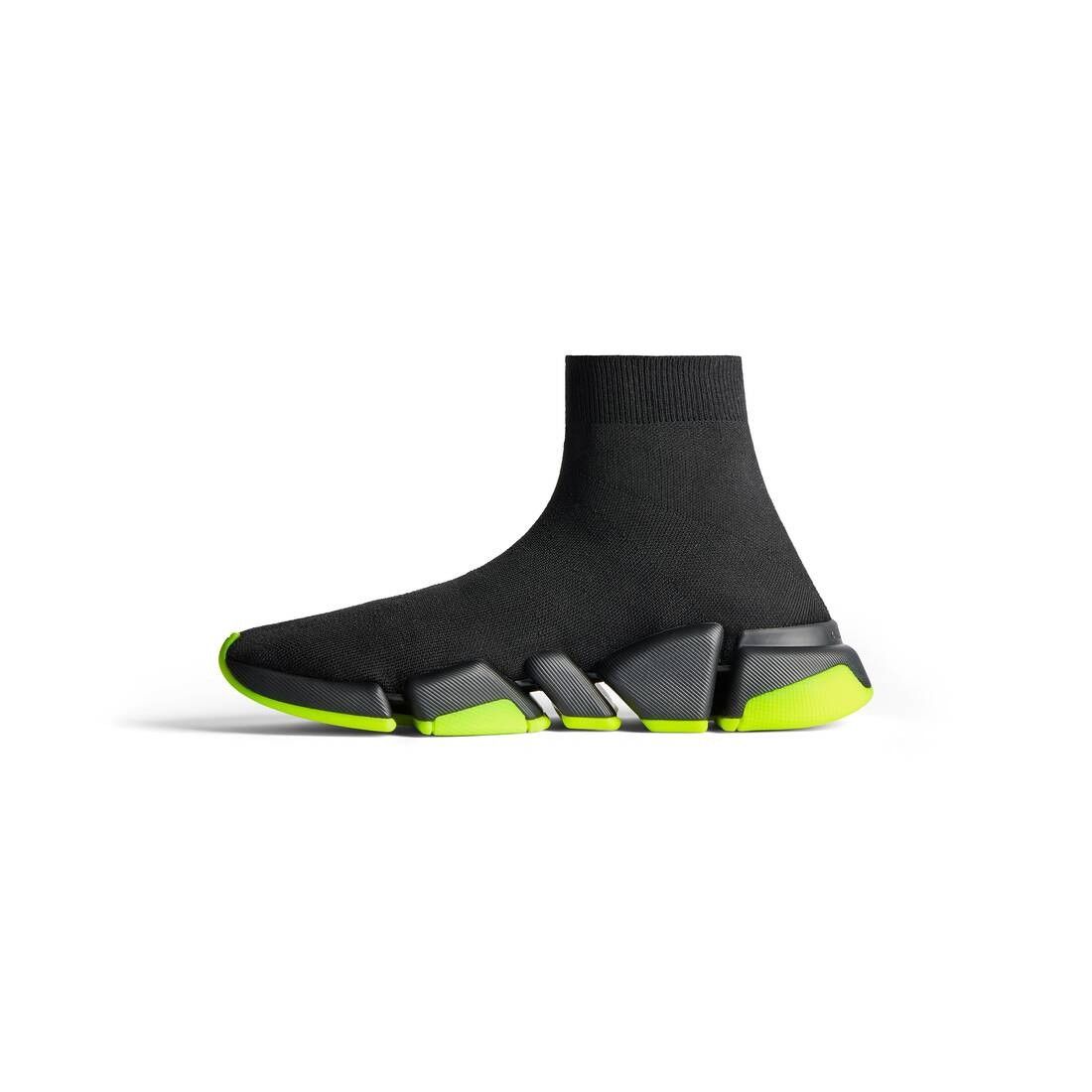 Balenciaga o1tr1nto0525 Speed 2.0 Recycled Knit Sneakers in Black Size US 8 / IT 38 - 4 Thumbnail