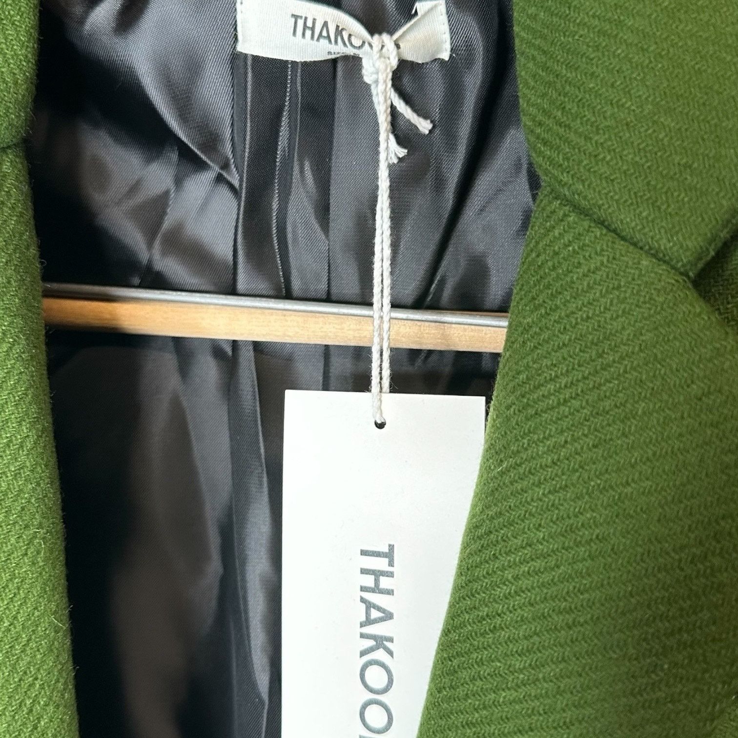 THAKOON Thakoon Green Single Breasted Wool Coat M Size M / US 6-8 / IT 42-44 - 2 Thumbnail