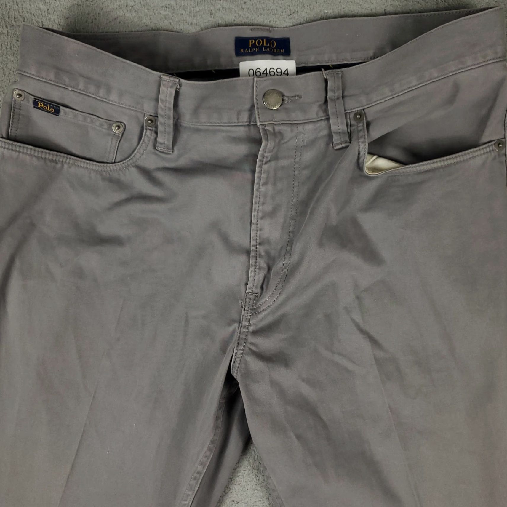 Polo Ralph Lauren Ralph Lauren Jeans Mens 34x28 Gray 5 Pocket Straight Leg Pants Shirt? wait Size US 34 / EU 50 - 2 Thumbnail
