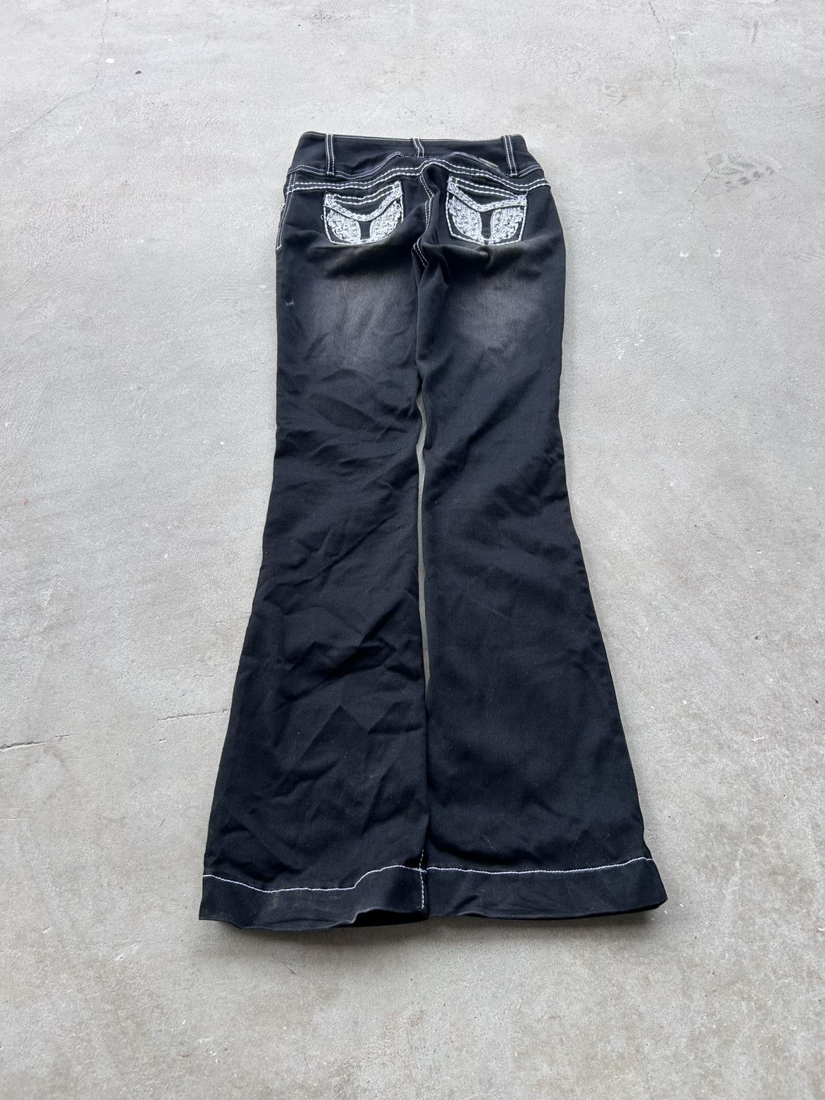Miss Me × Vintage Crazy Y2K miss me flared bootcut jeans