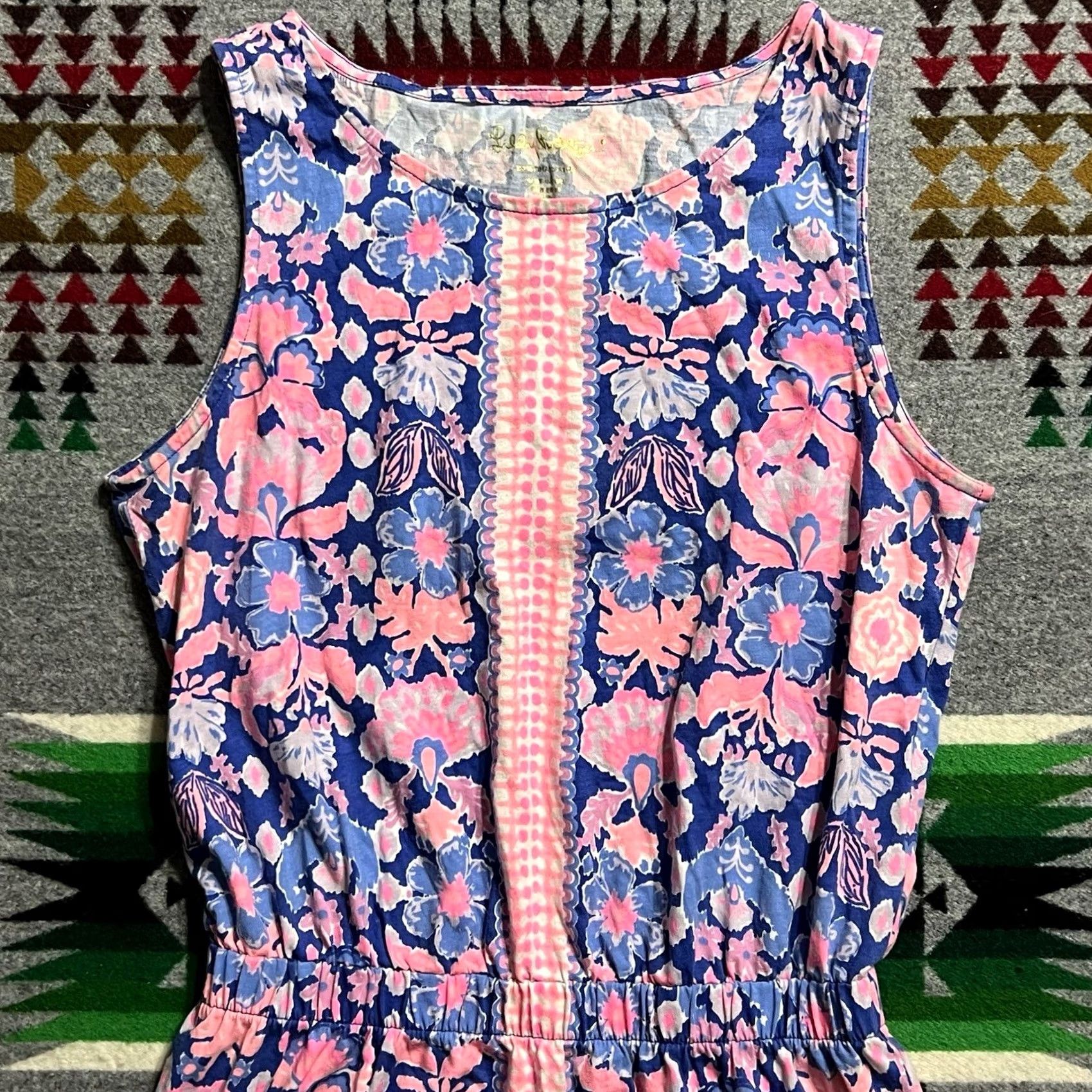 Lilly Pulitzer Lilly Pulitzer Marlowe Dress XS Iris Blue Windward Womens D6 Size XS / US 0-2 / IT 36-38 - 7 Thumbnail