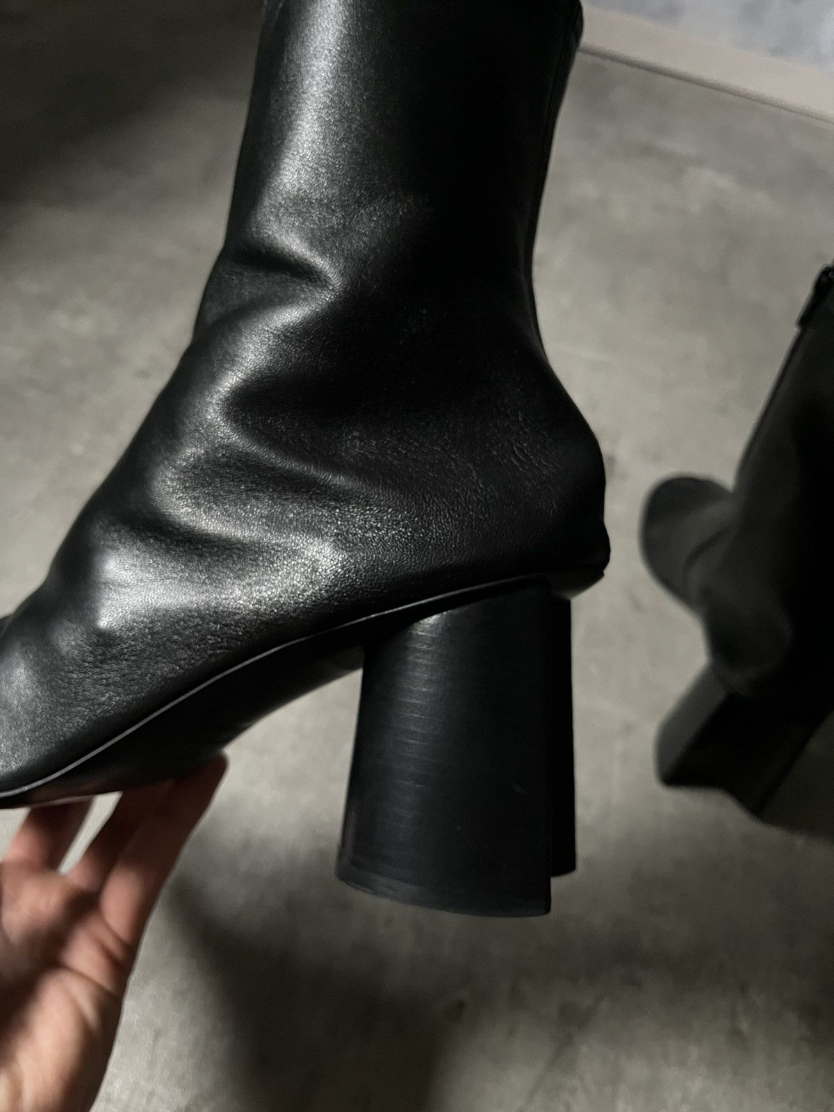 Balenciaga Balenciaga F/W 2022 Glove Boots leather black Size US 9 / EU 42 - 9 Thumbnail