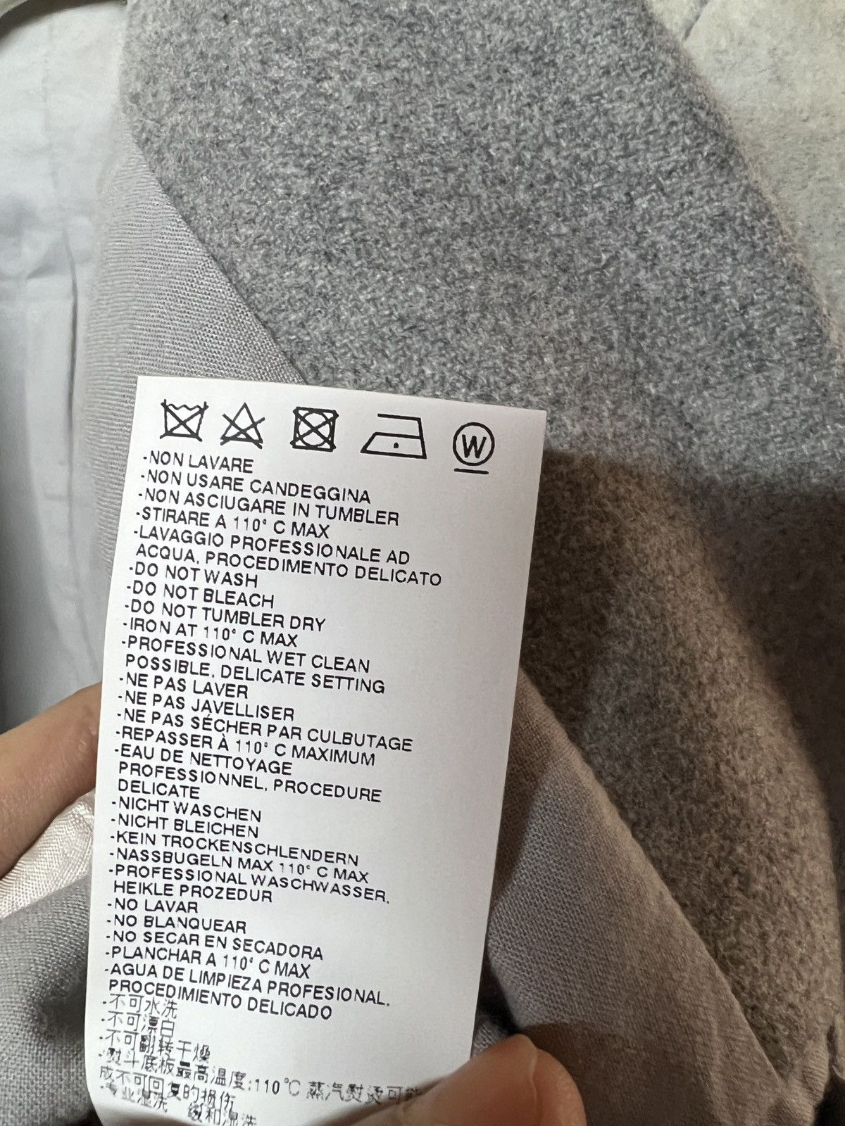 Maison Margiela 14AW blazer Version of grey Size 46R - 15 Thumbnail