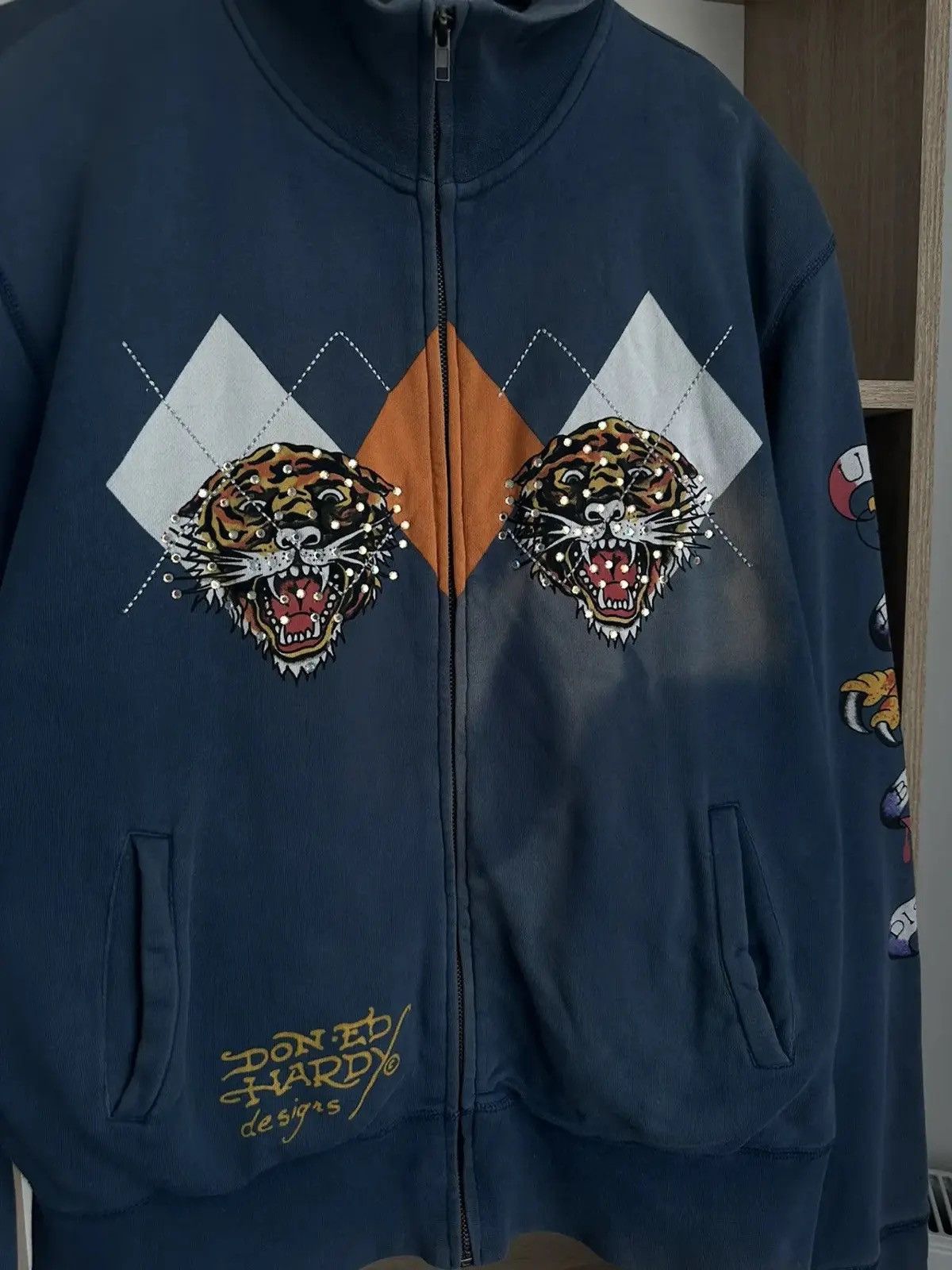 Ed Hardy Vintage Ed Hardy Christian Audigier Hoodie Size US M / EU 48-50 / 2 - 9 Thumbnail