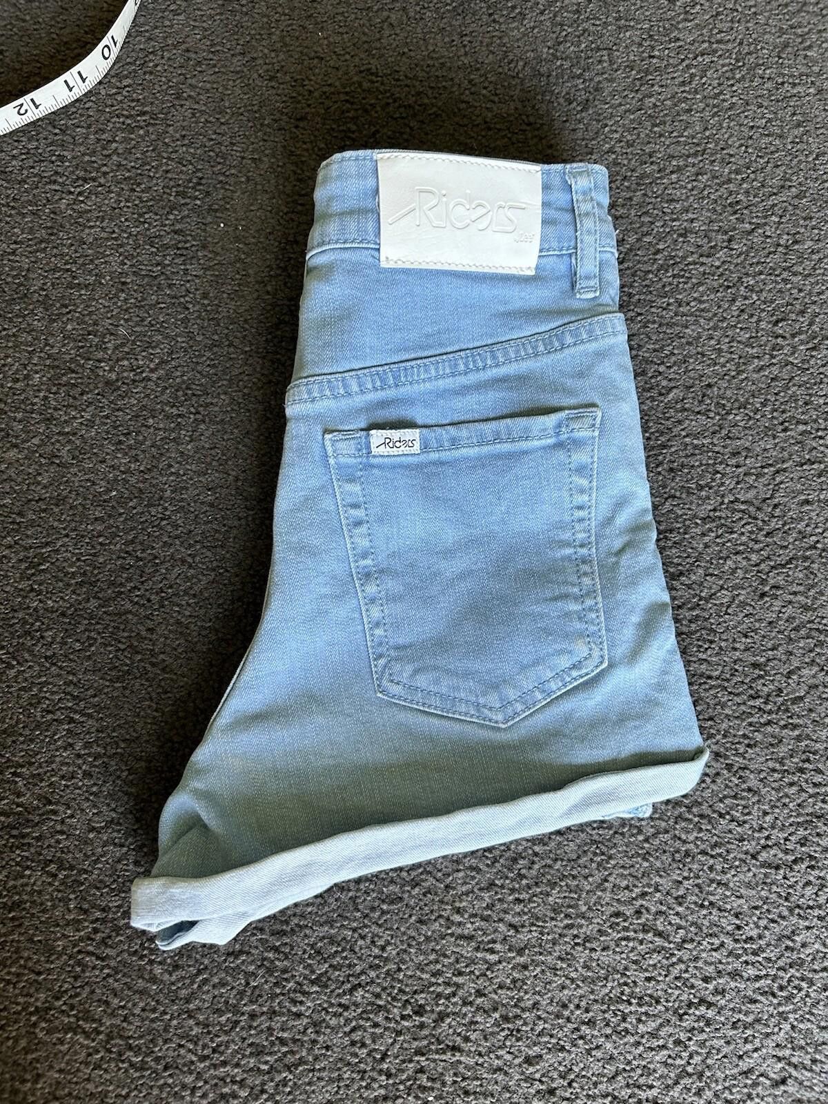 Lee Riders By Lee Denim Blue Jean Shorts Reg Fit Zip - Sz 7 (003 Size 25" / US 0 / IT 36 - 1 Thumbnail