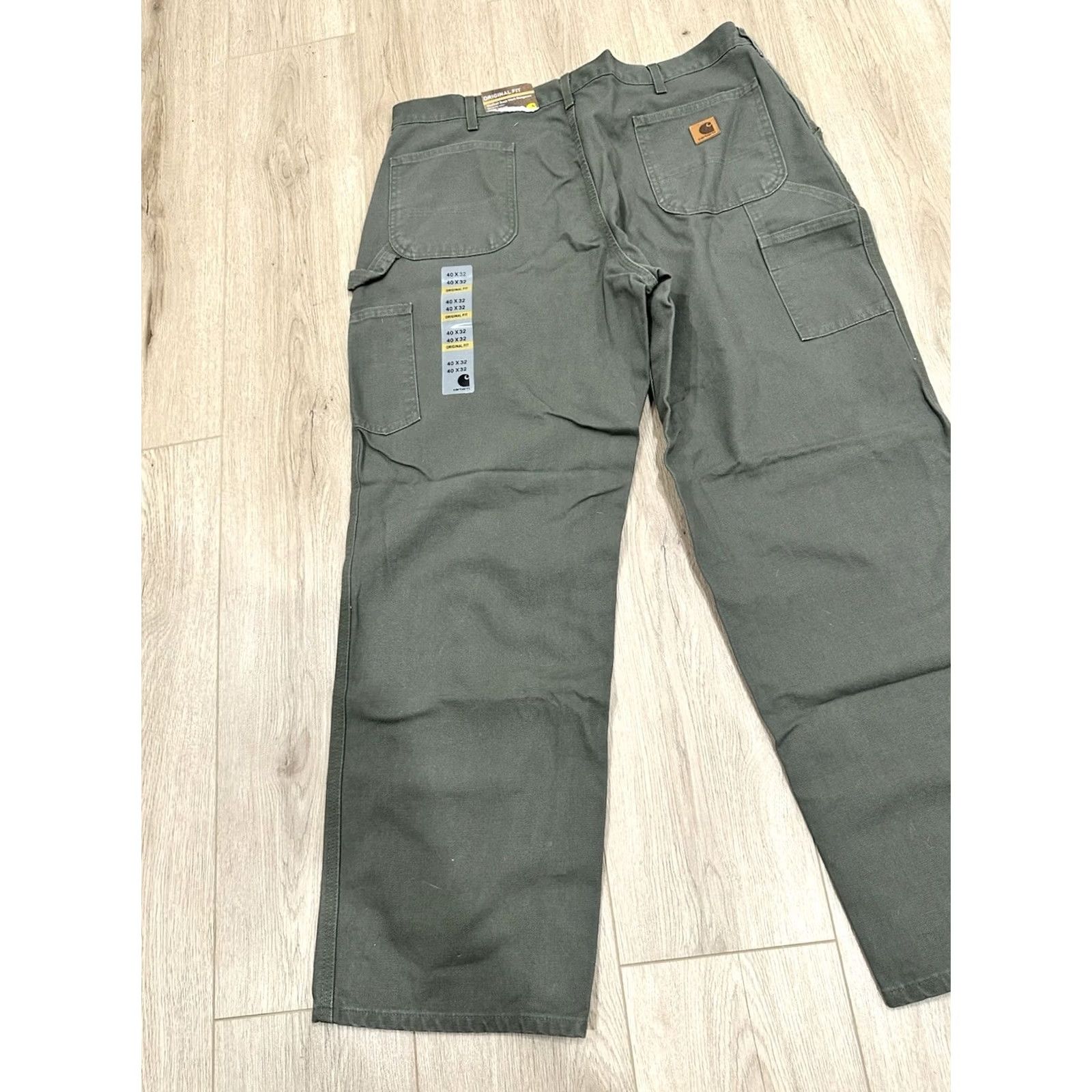 Carhartt Carhartt Men Pants 40x31 Washed Duck Work Dungaree Carpenter Canvas B11 MOS NWT Size US 40 / EU 56 - 3 Thumbnail