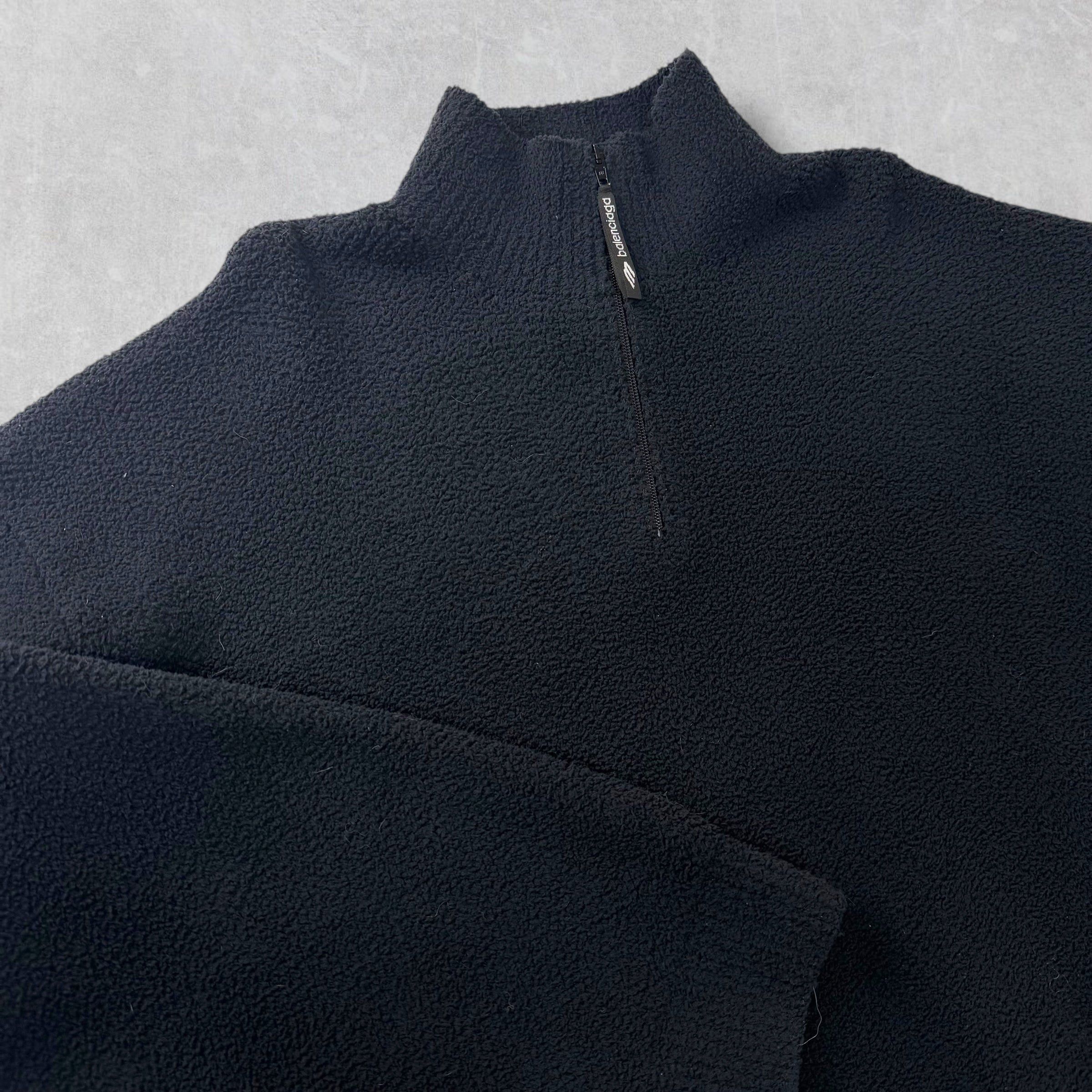 Balenciaga Balenciaga Quarter-zip Knit Sweater M (XXL) Size US XXL / EU 58 / 5 - 4 Thumbnail
